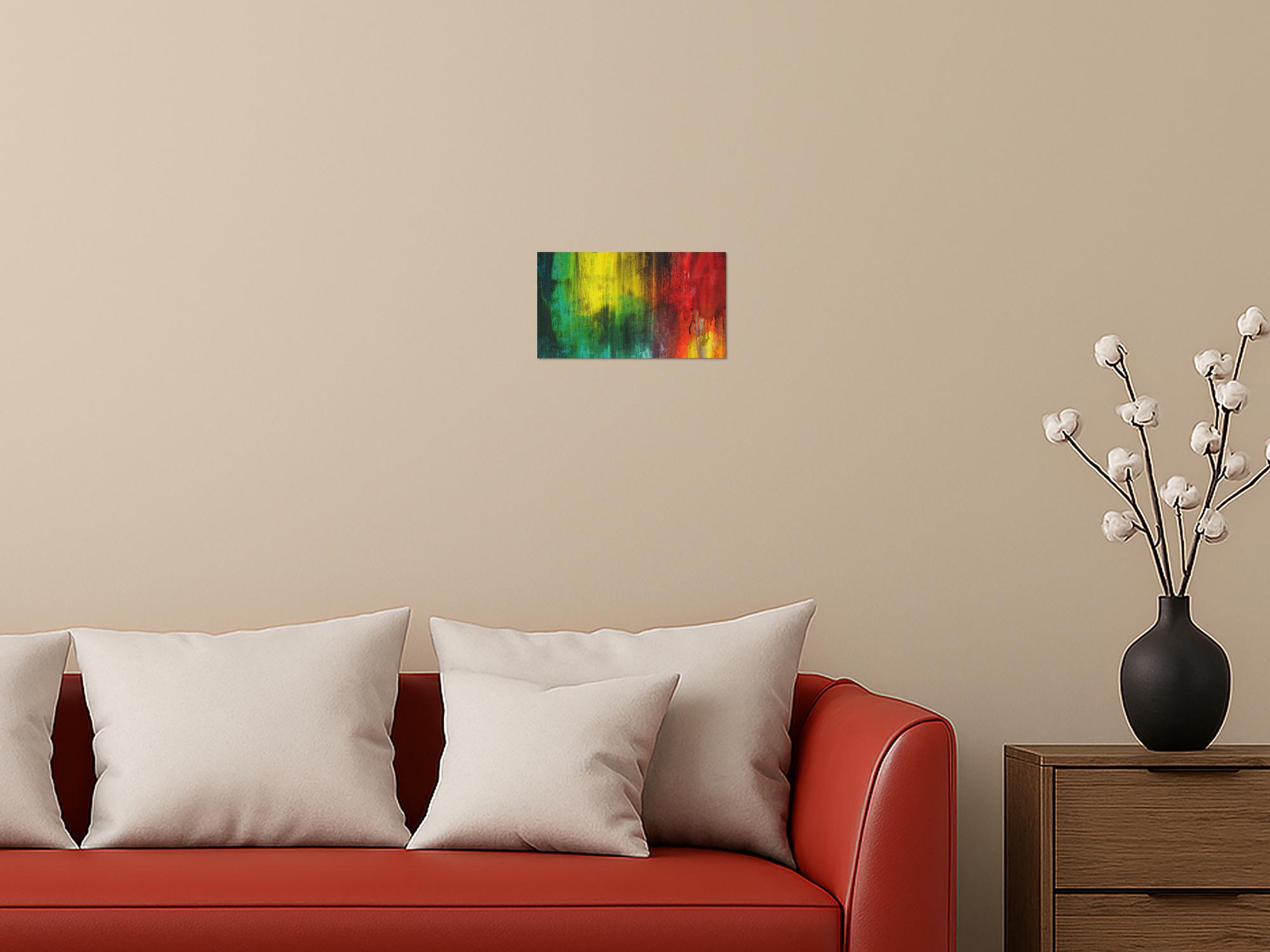 Abstraktes Bild auf Leinwand