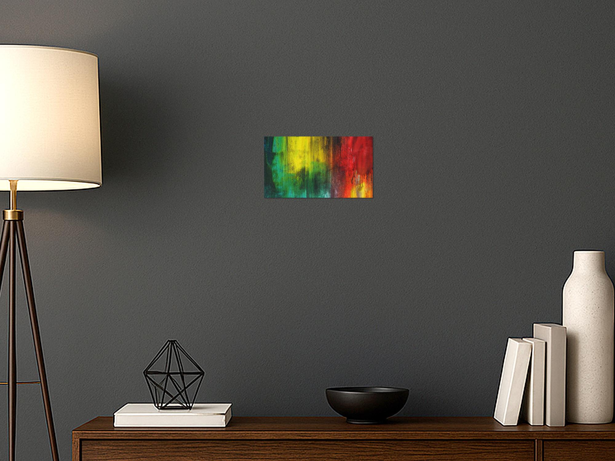 Abstraktes Bild auf Leinwand