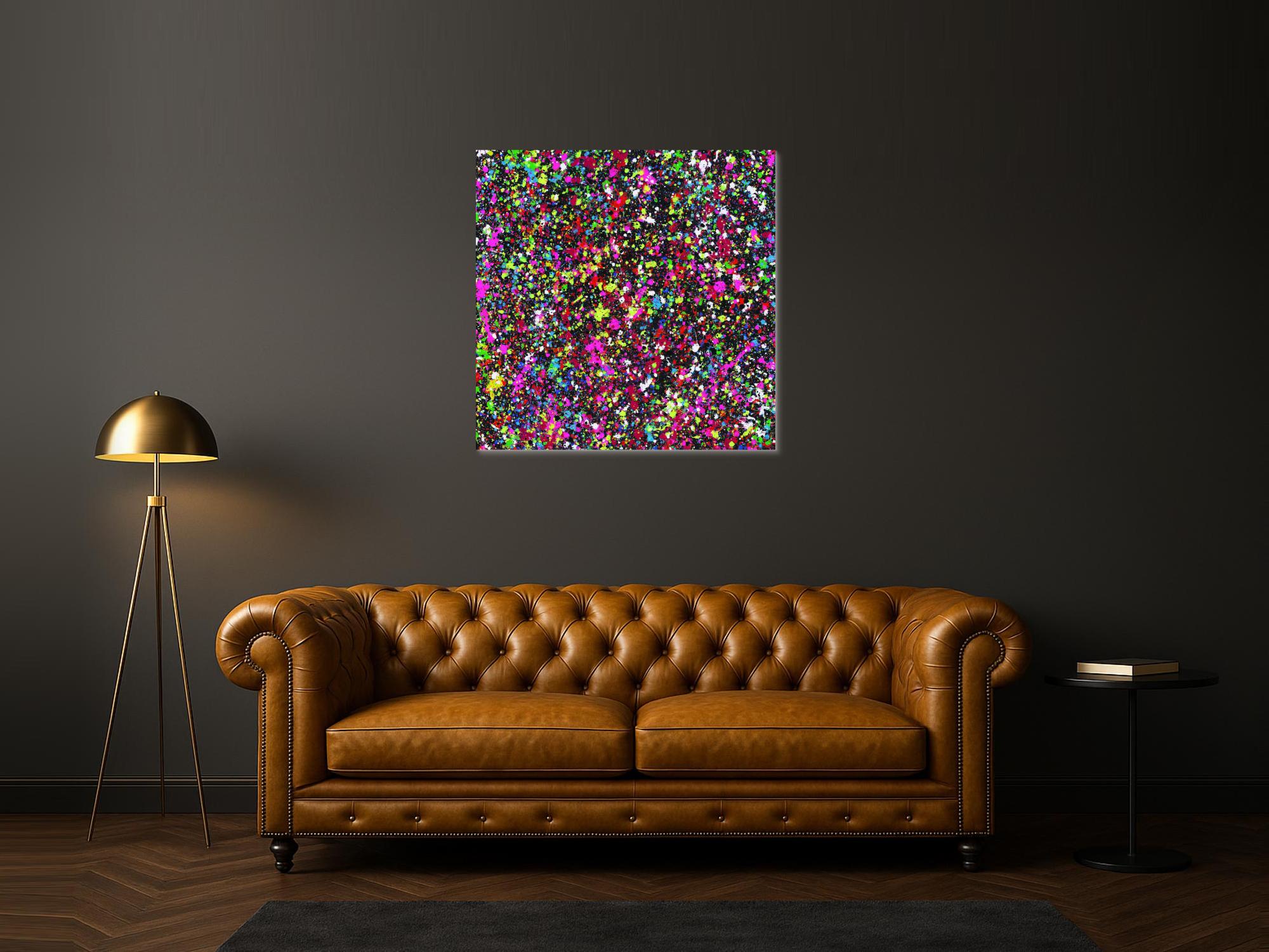 Abstraktes Bild auf Leinwand