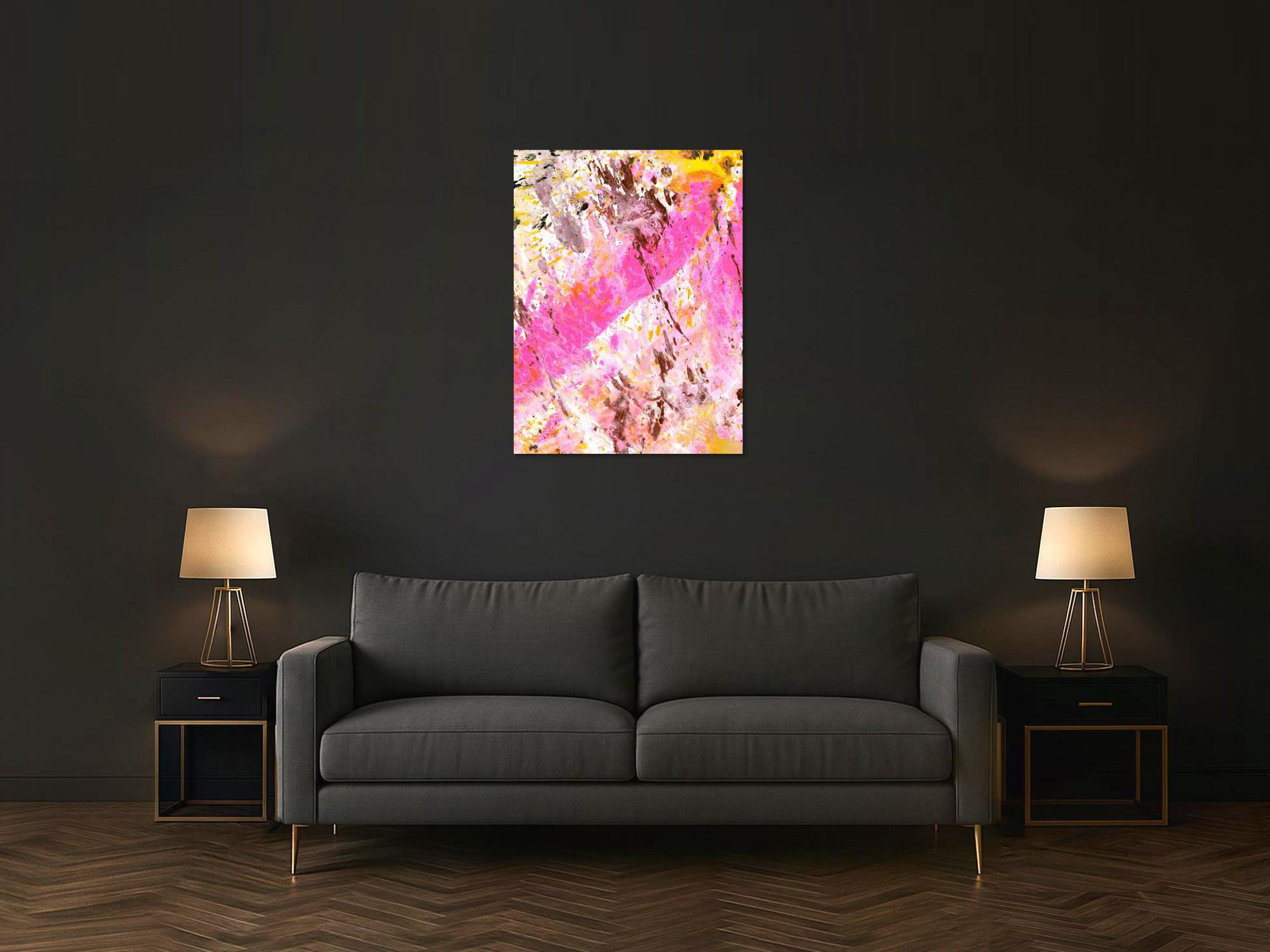 Abstraktes Bild auf Leinwand