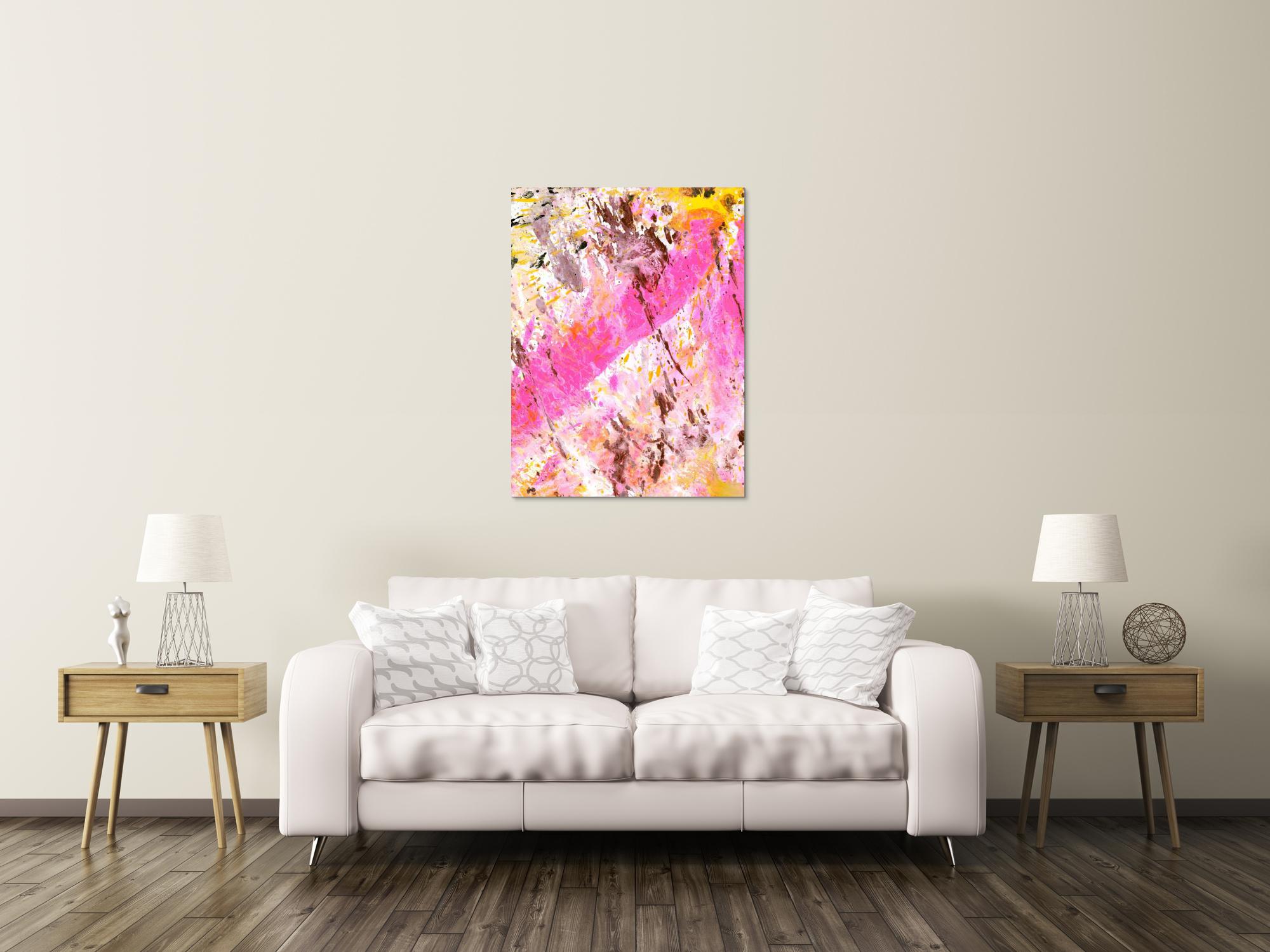 Abstraktes Bild auf Leinwand