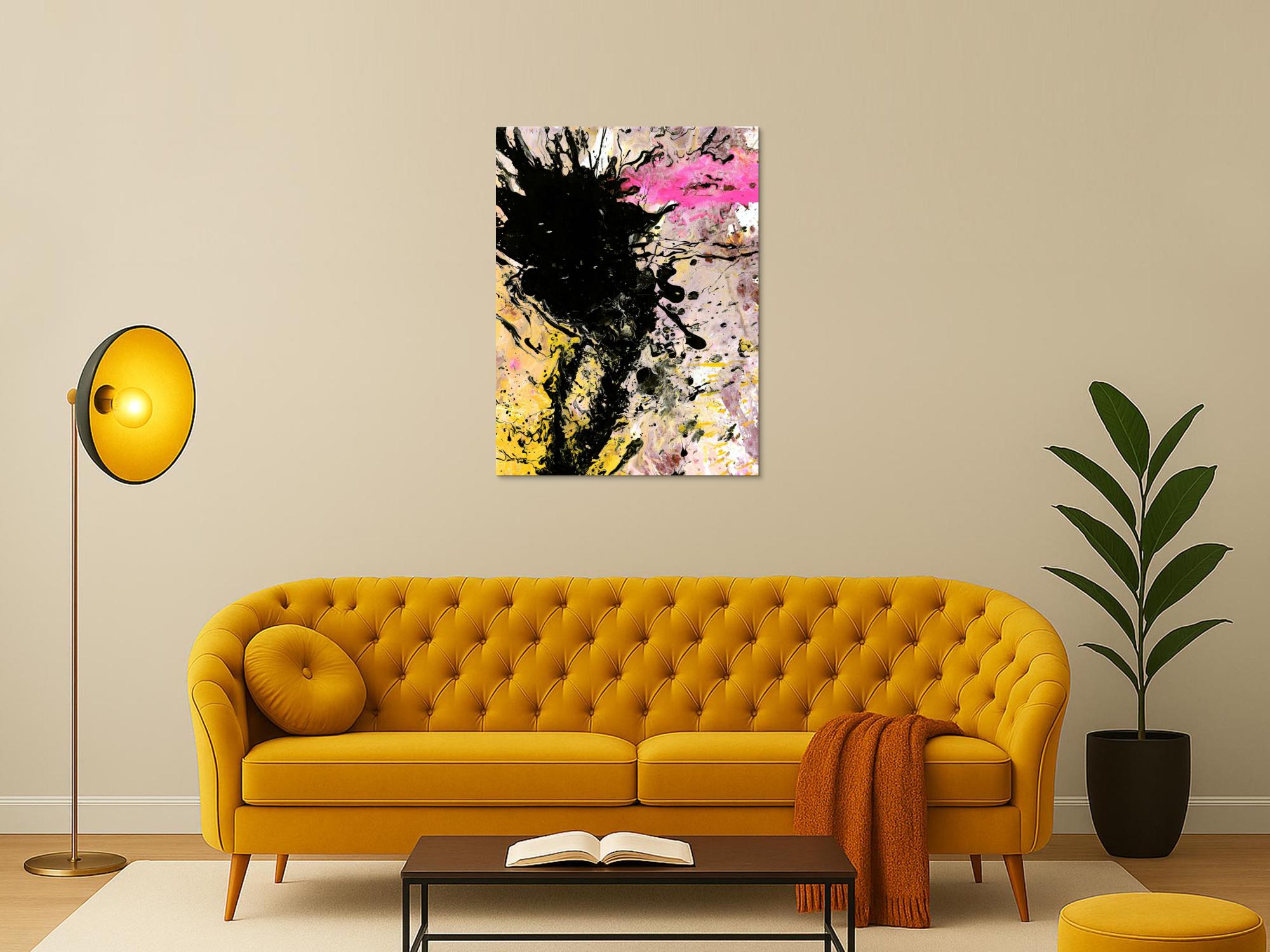 Abstraktes Bild auf Leinwand