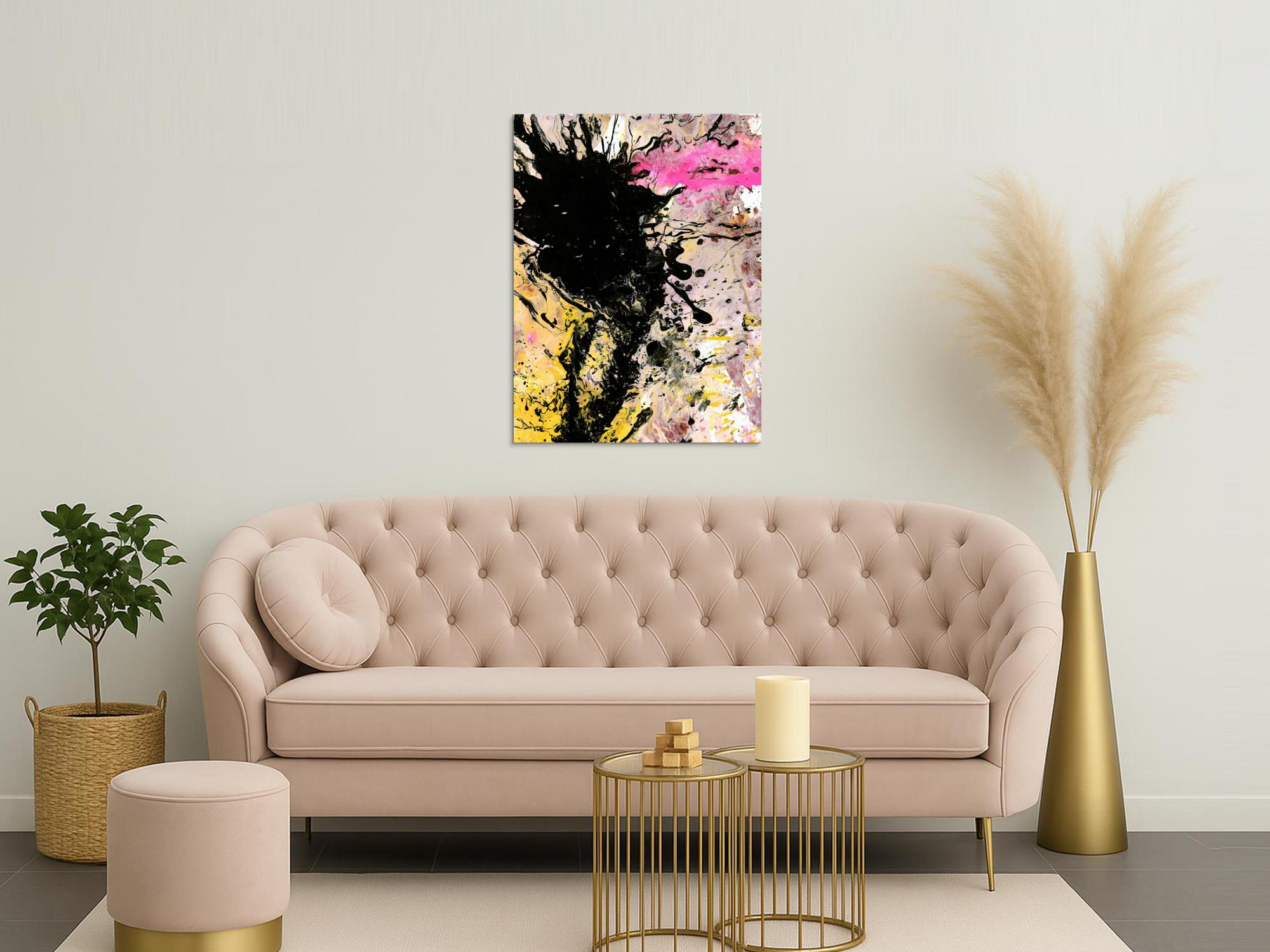 Abstraktes Bild auf Leinwand