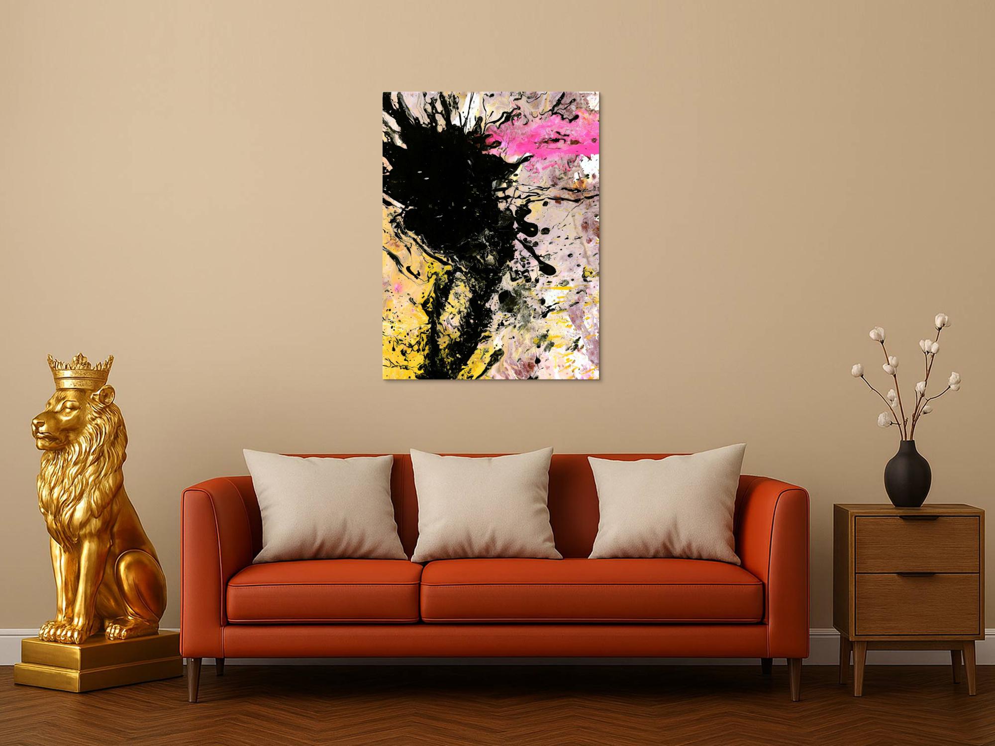 Abstraktes Bild auf Leinwand