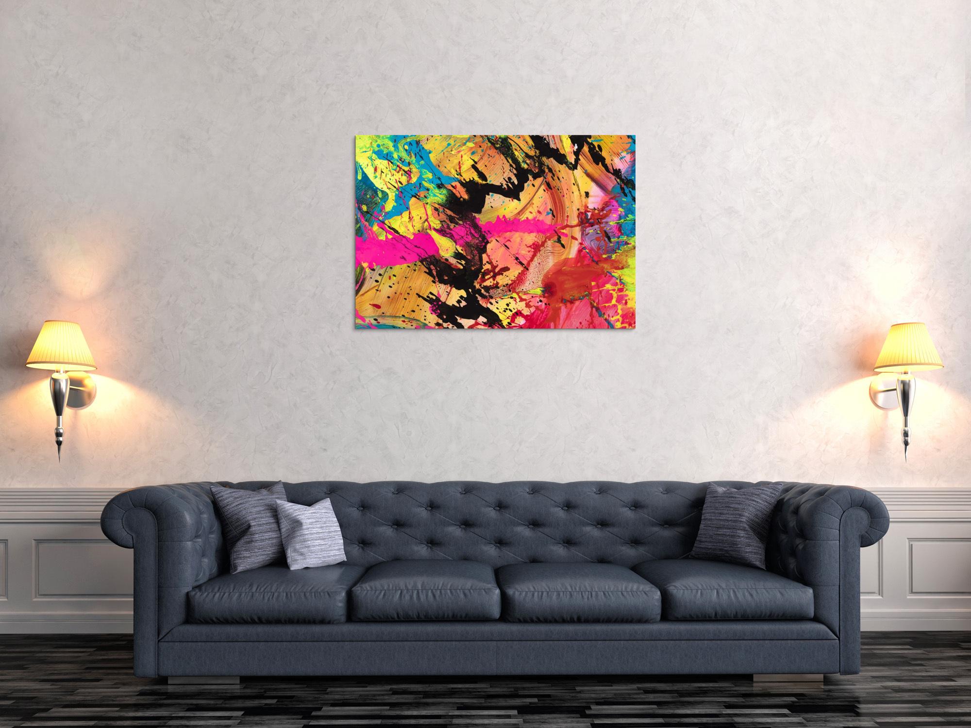 Abstraktes Bild auf Leinwand