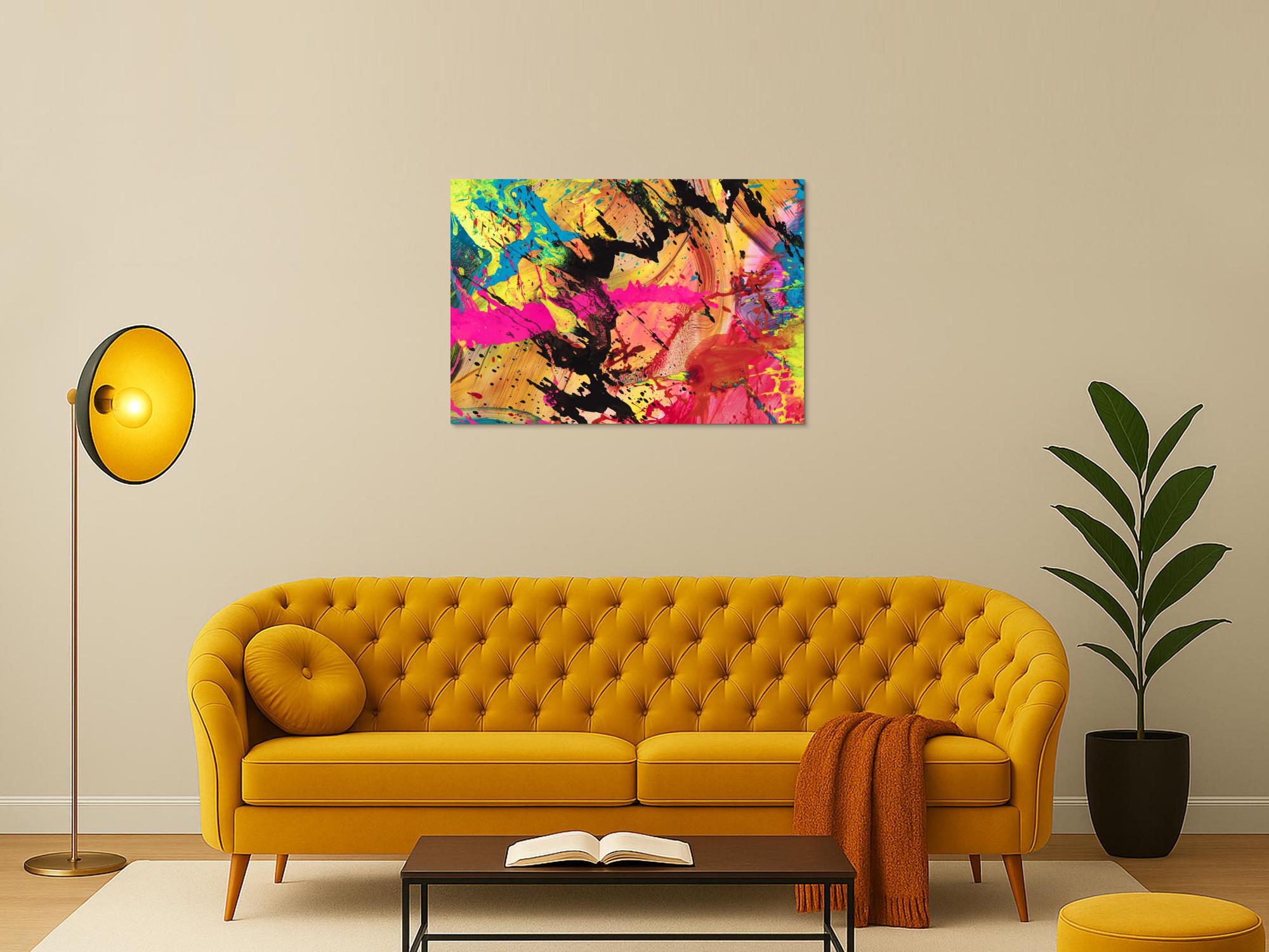 Abstraktes Bild auf Leinwand