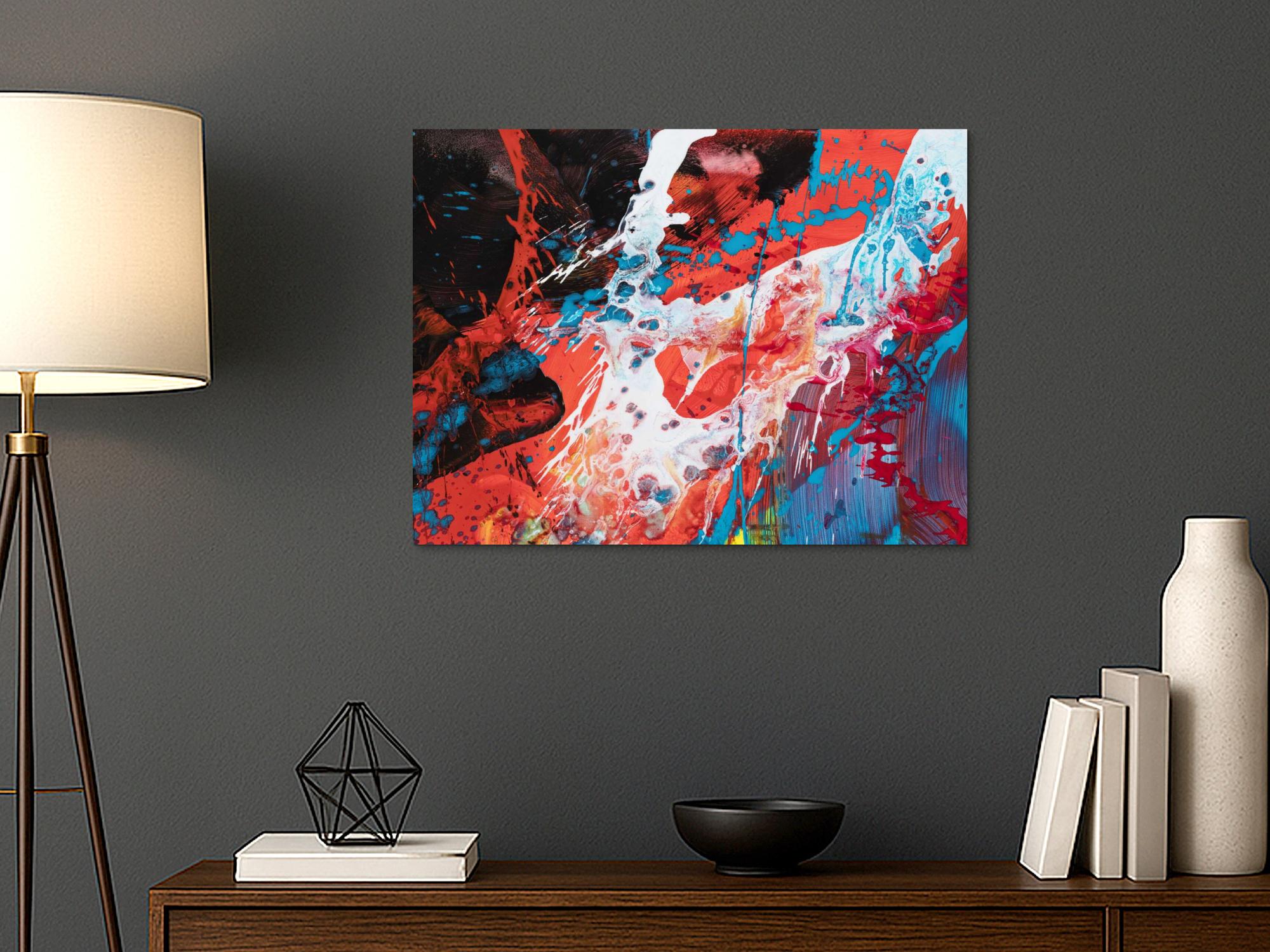 Abstraktes Bild auf Leinwand