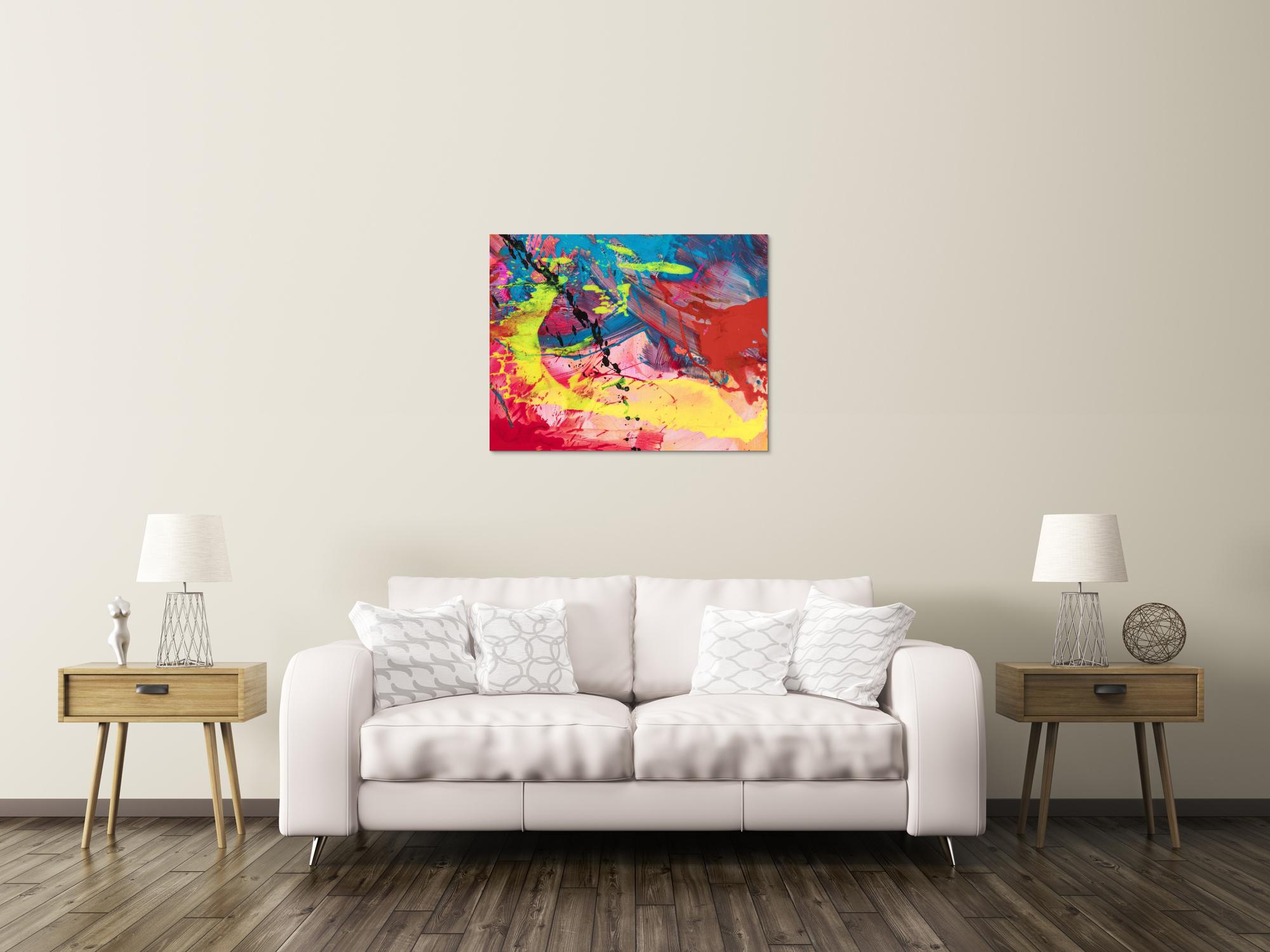 Abstraktes Bild auf Leinwand