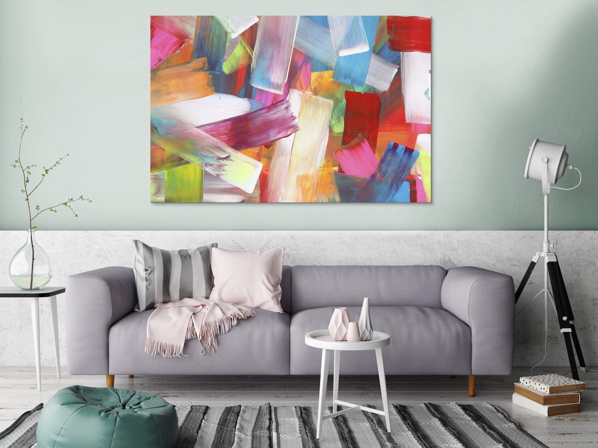 Abstraktes Bild auf Leinwand