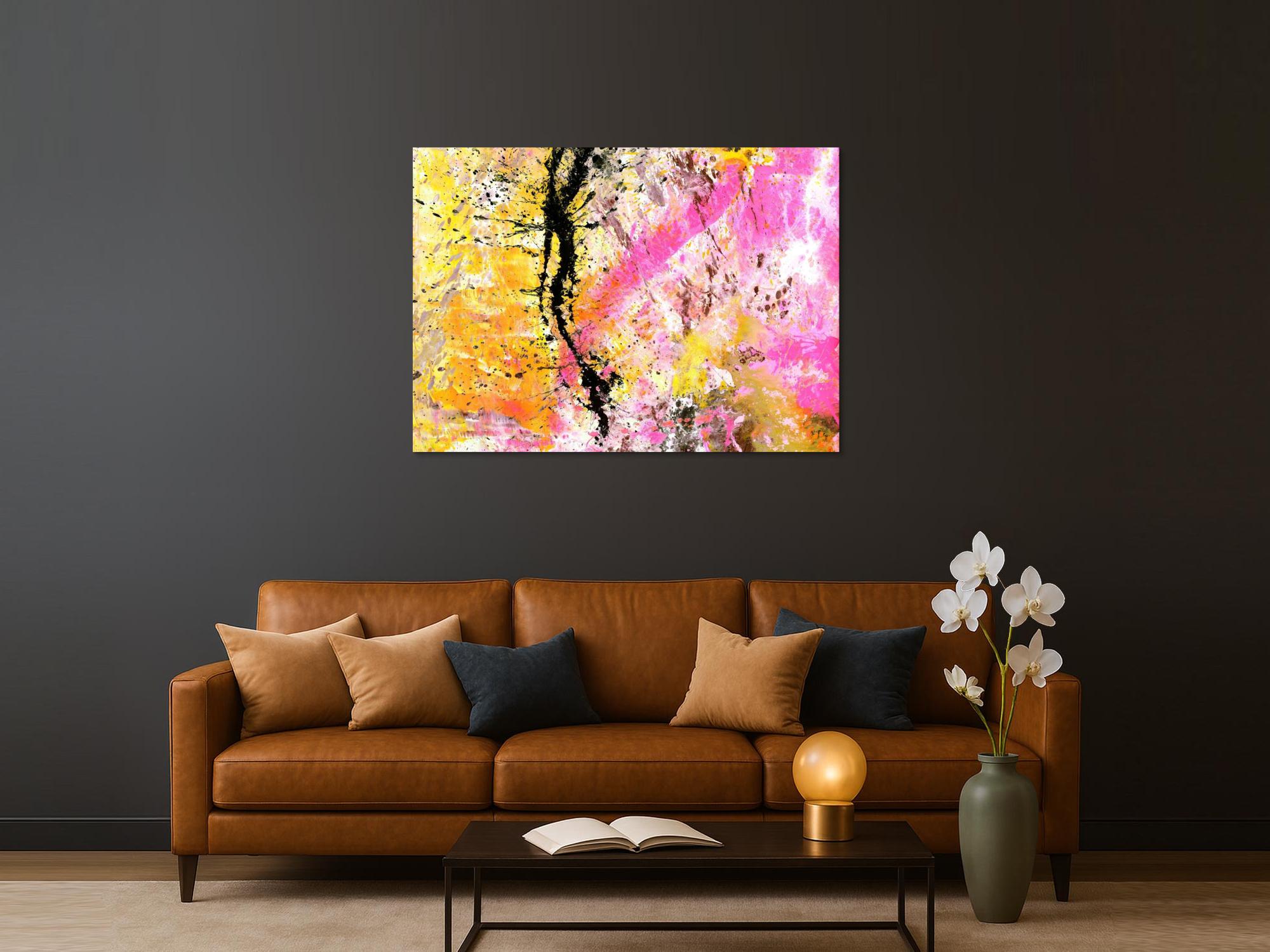 Abstraktes Bild auf Leinwand