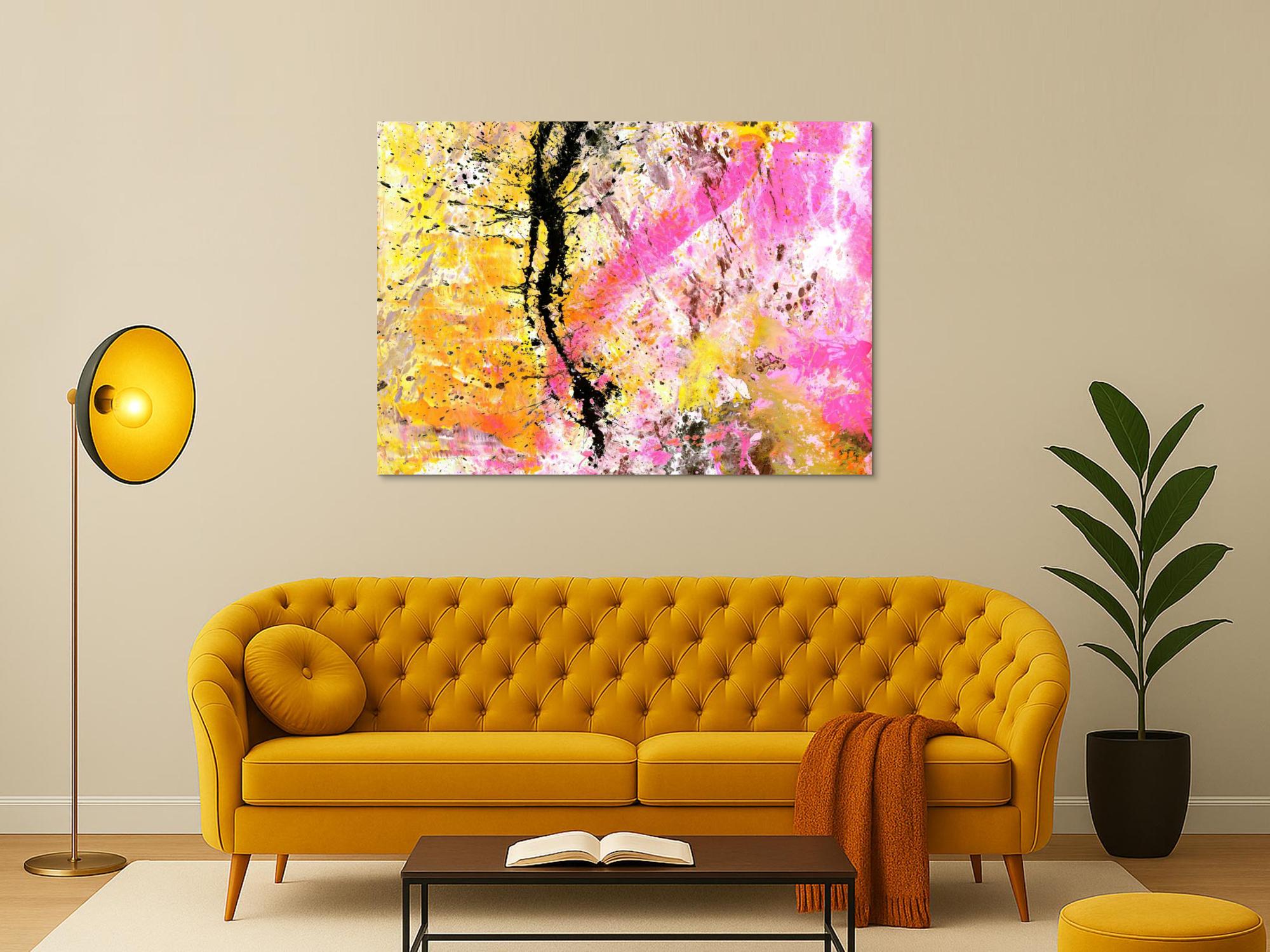 Abstraktes Bild auf Leinwand