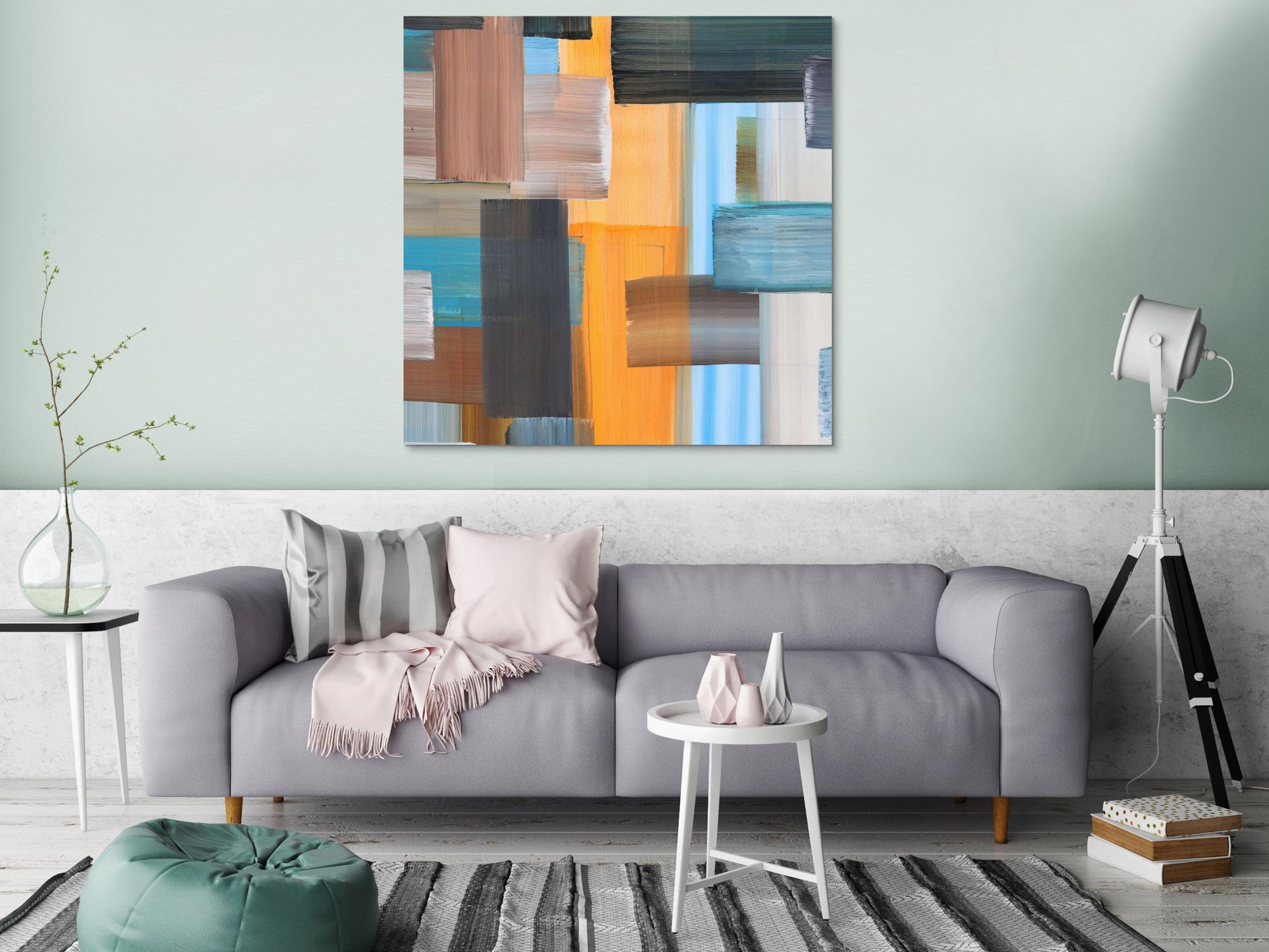 Abstraktes Bild auf Leinwand