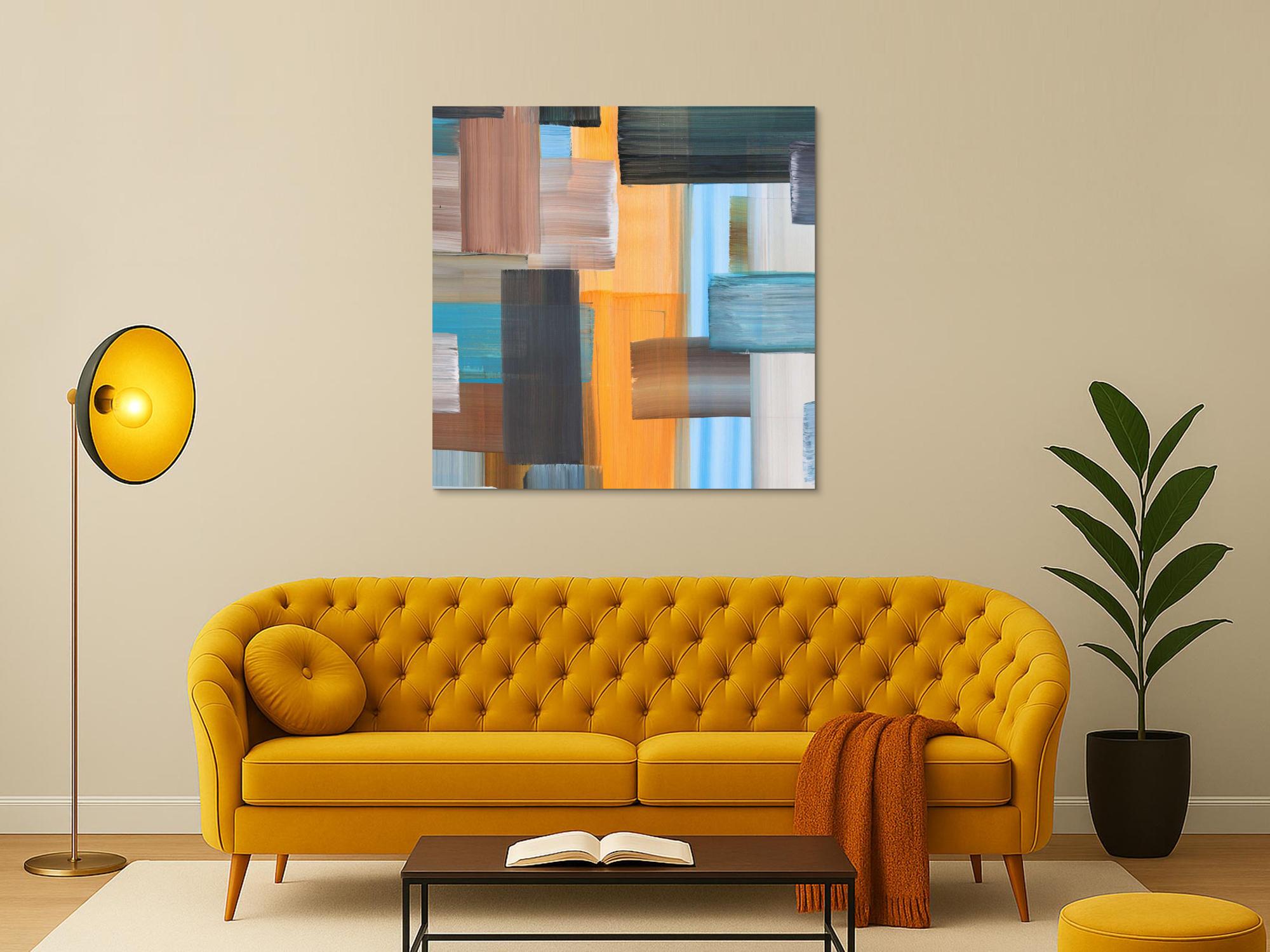 Abstraktes Bild auf Leinwand