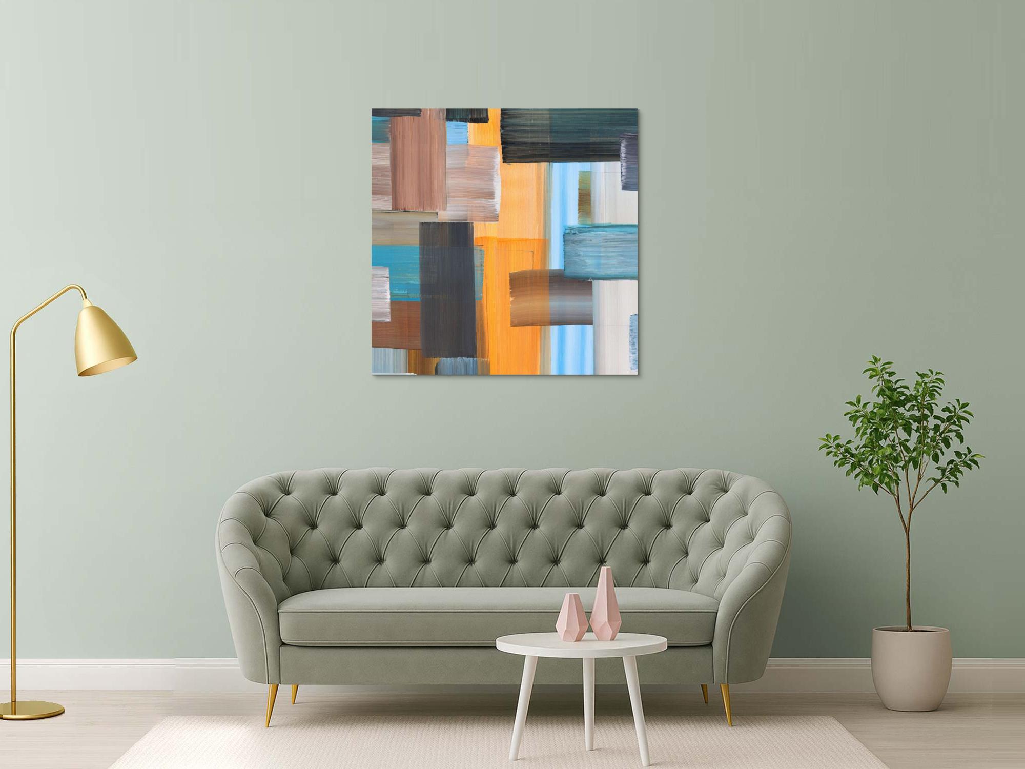 Abstraktes Bild auf Leinwand