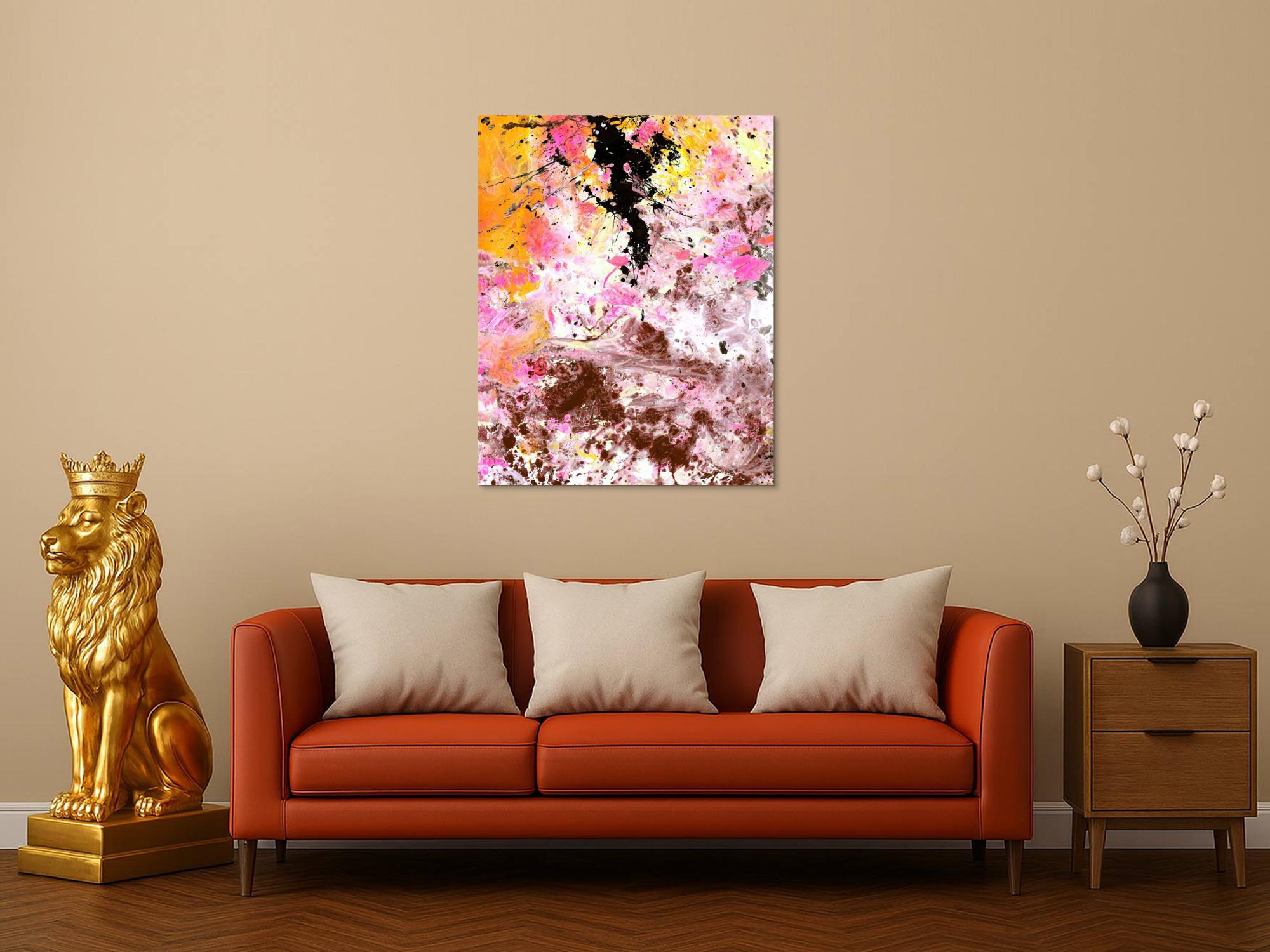 Abstraktes Bild auf Leinwand