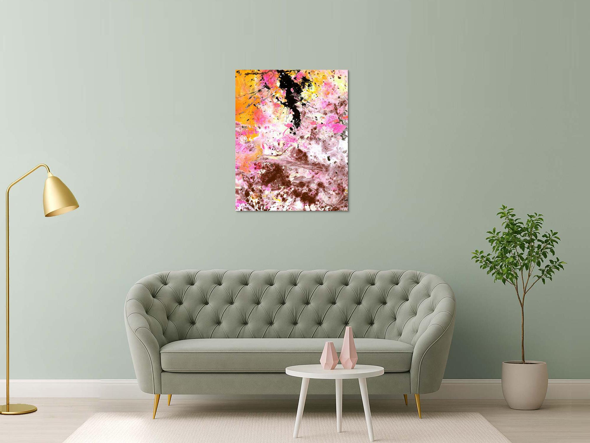 Abstraktes Bild auf Leinwand