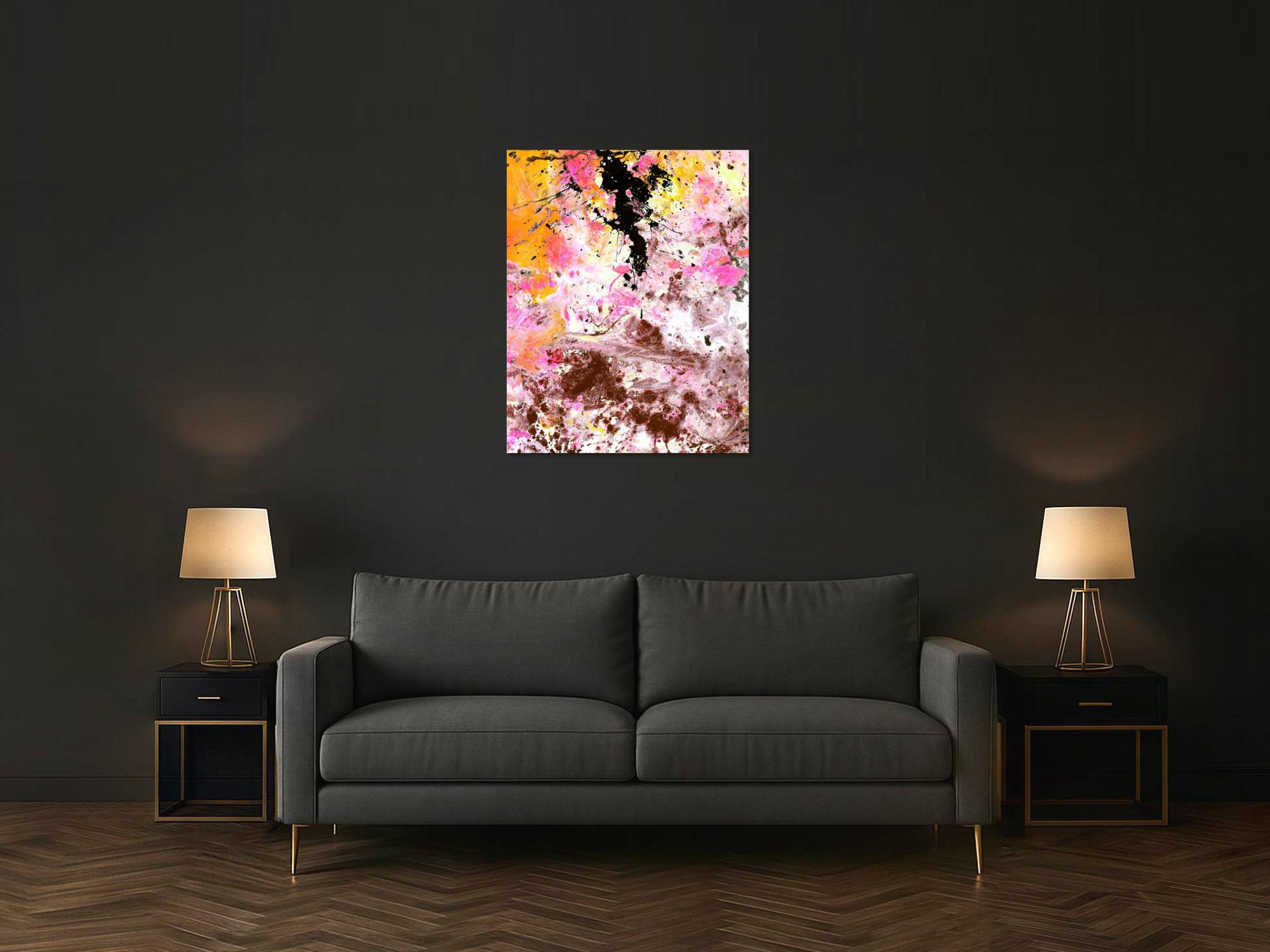 Abstraktes Bild auf Leinwand