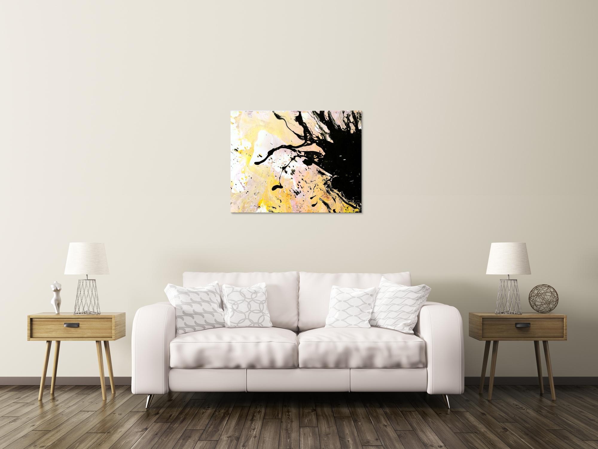 Abstraktes Bild auf Leinwand