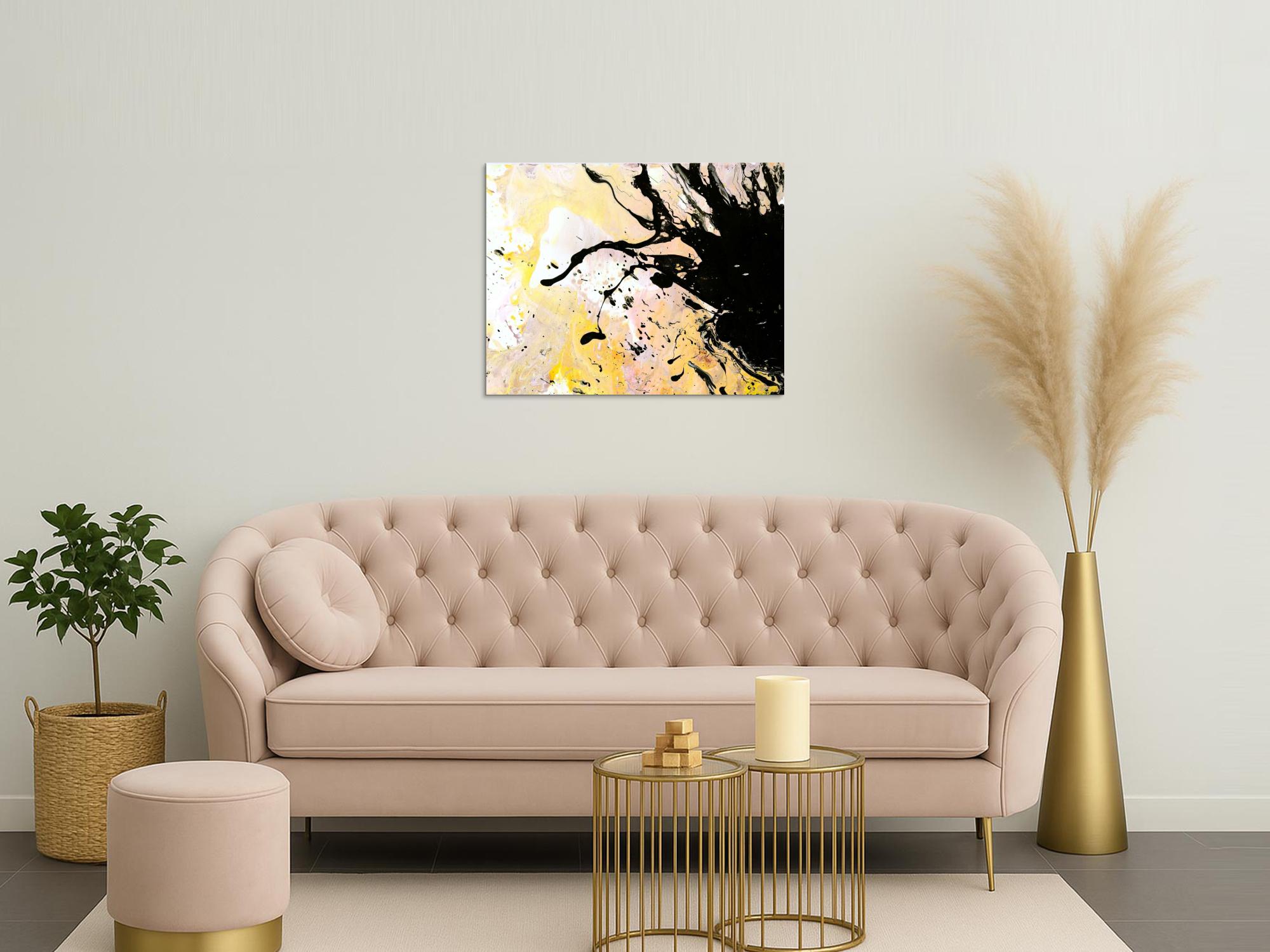 Abstraktes Bild auf Leinwand