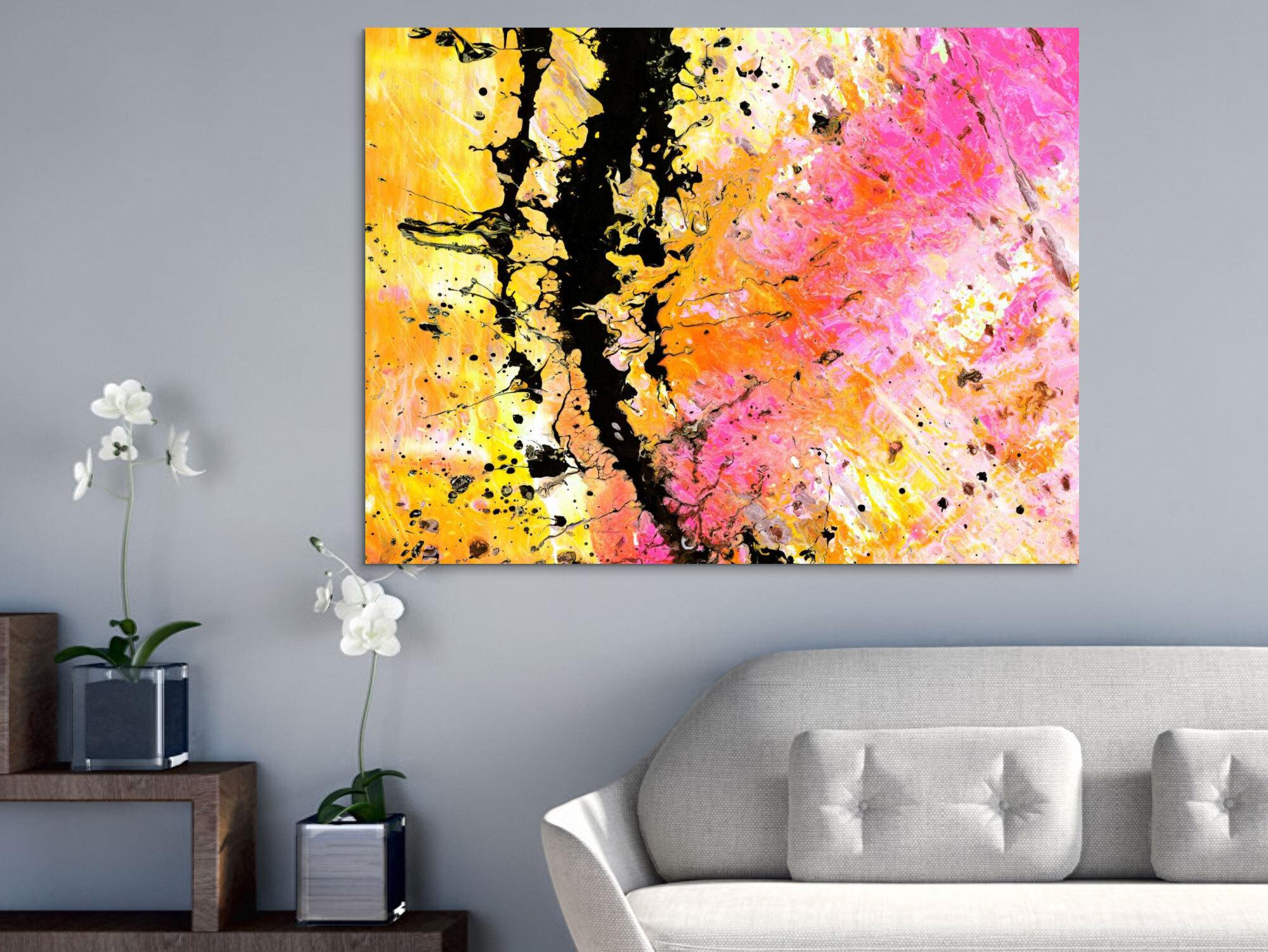 Abstraktes Bild auf Leinwand