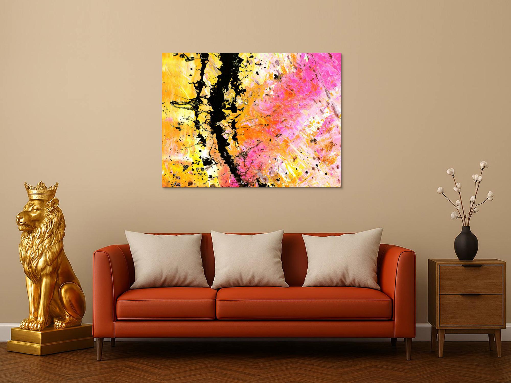 Abstraktes Bild auf Leinwand