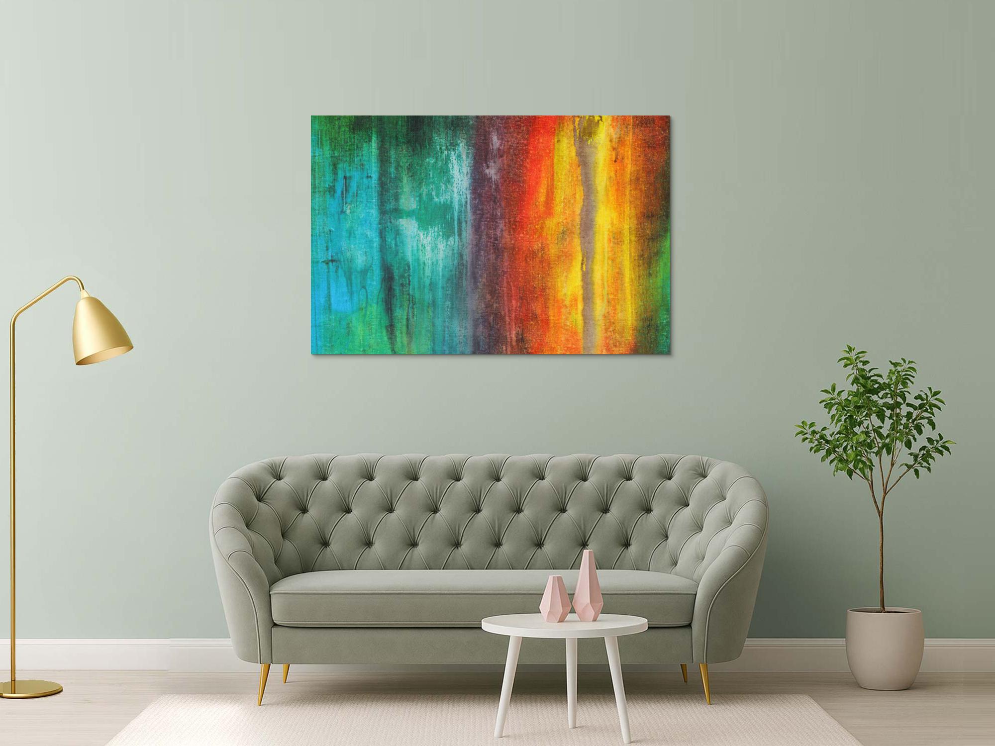 Abstraktes Bild auf Leinwand