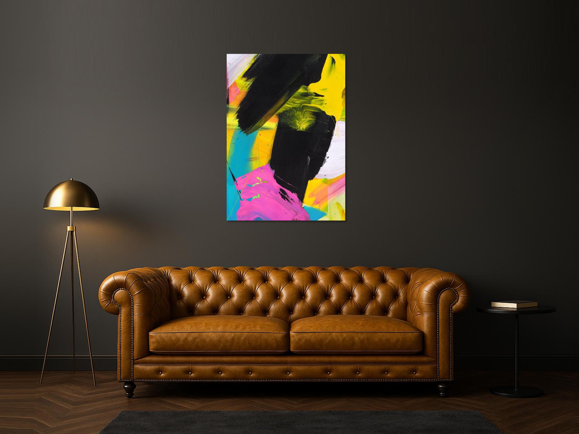 Abstraktes Bild auf Leinwand