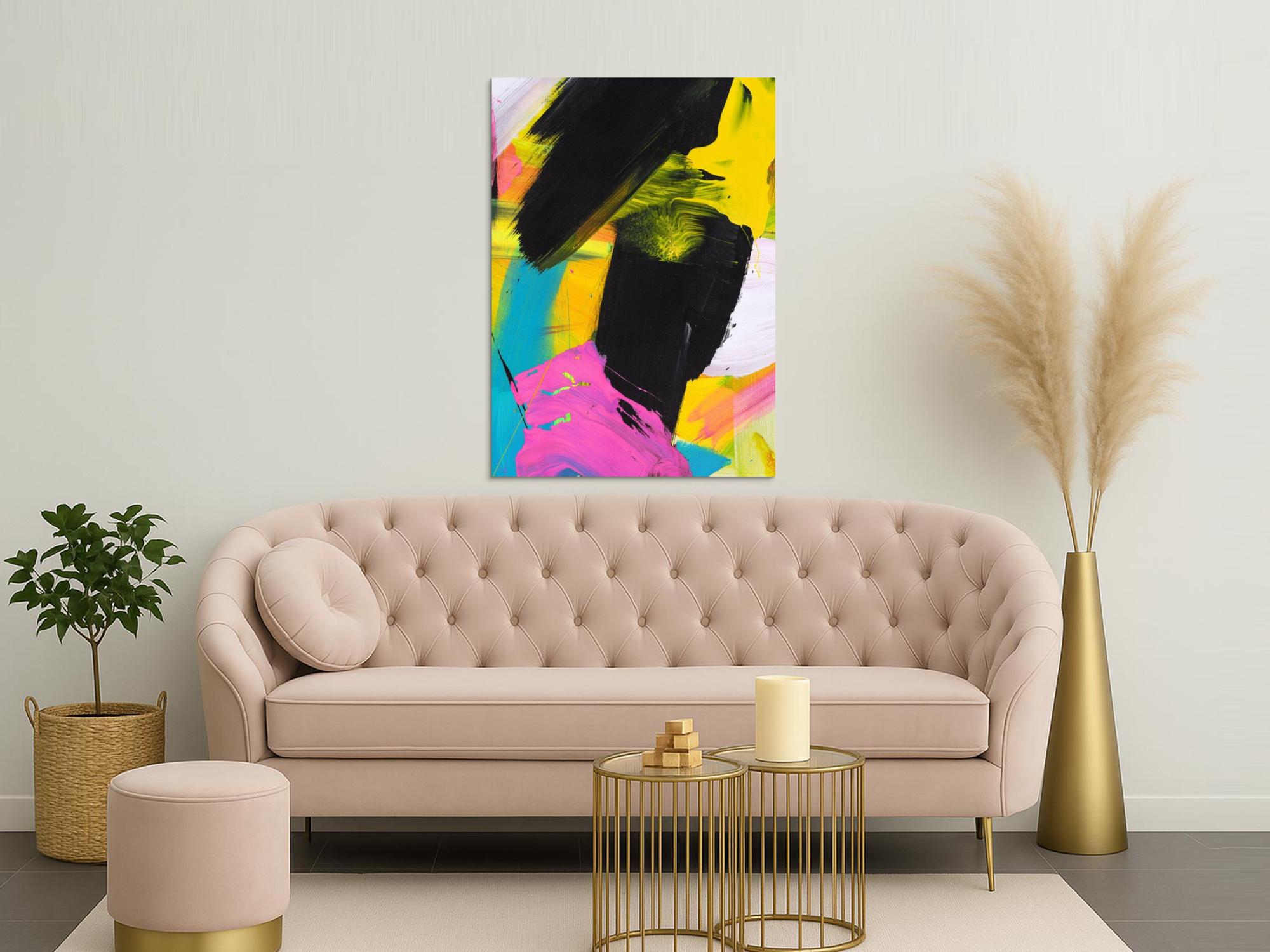 Abstraktes Bild auf Leinwand