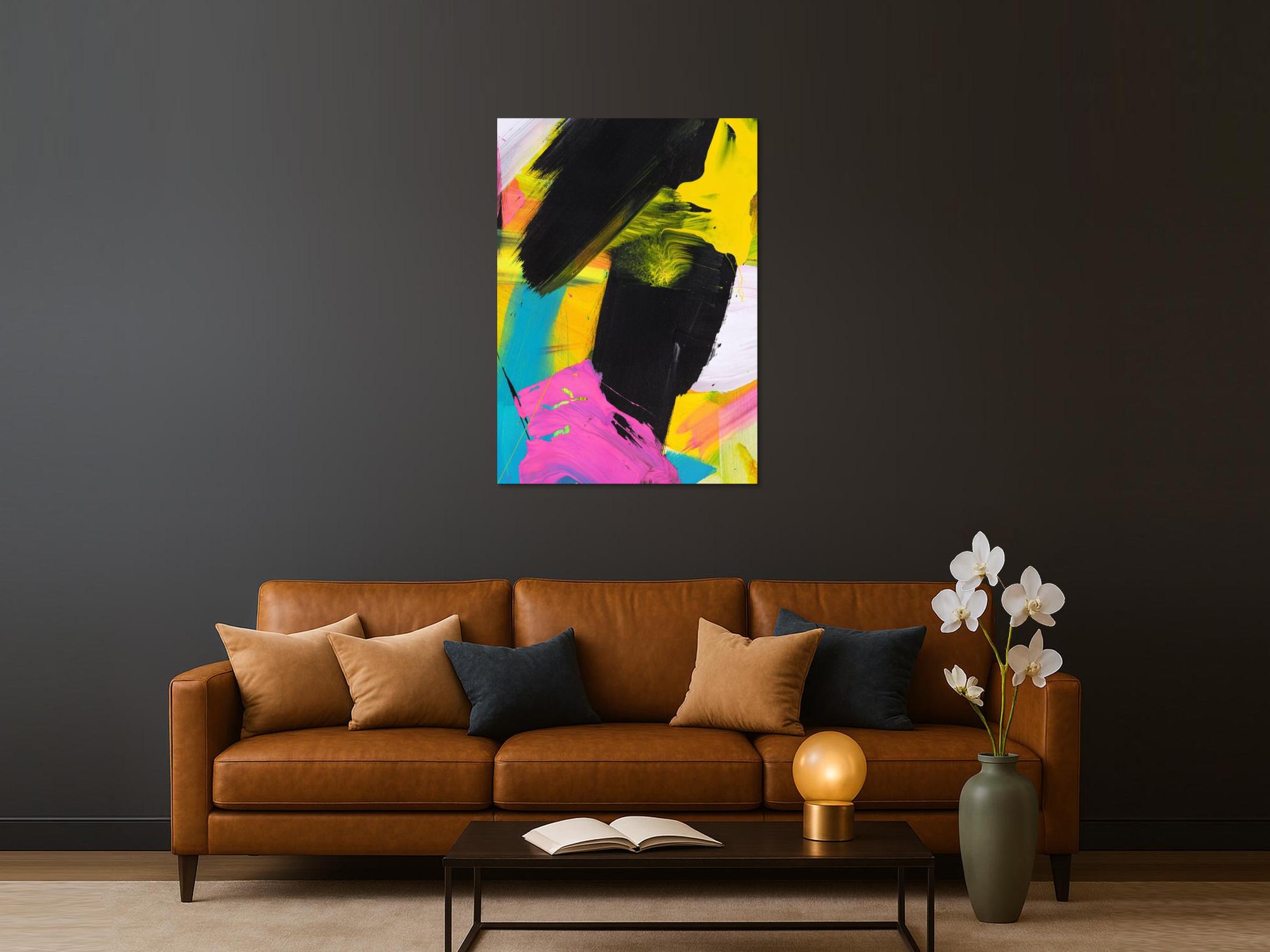 Abstraktes Bild auf Leinwand