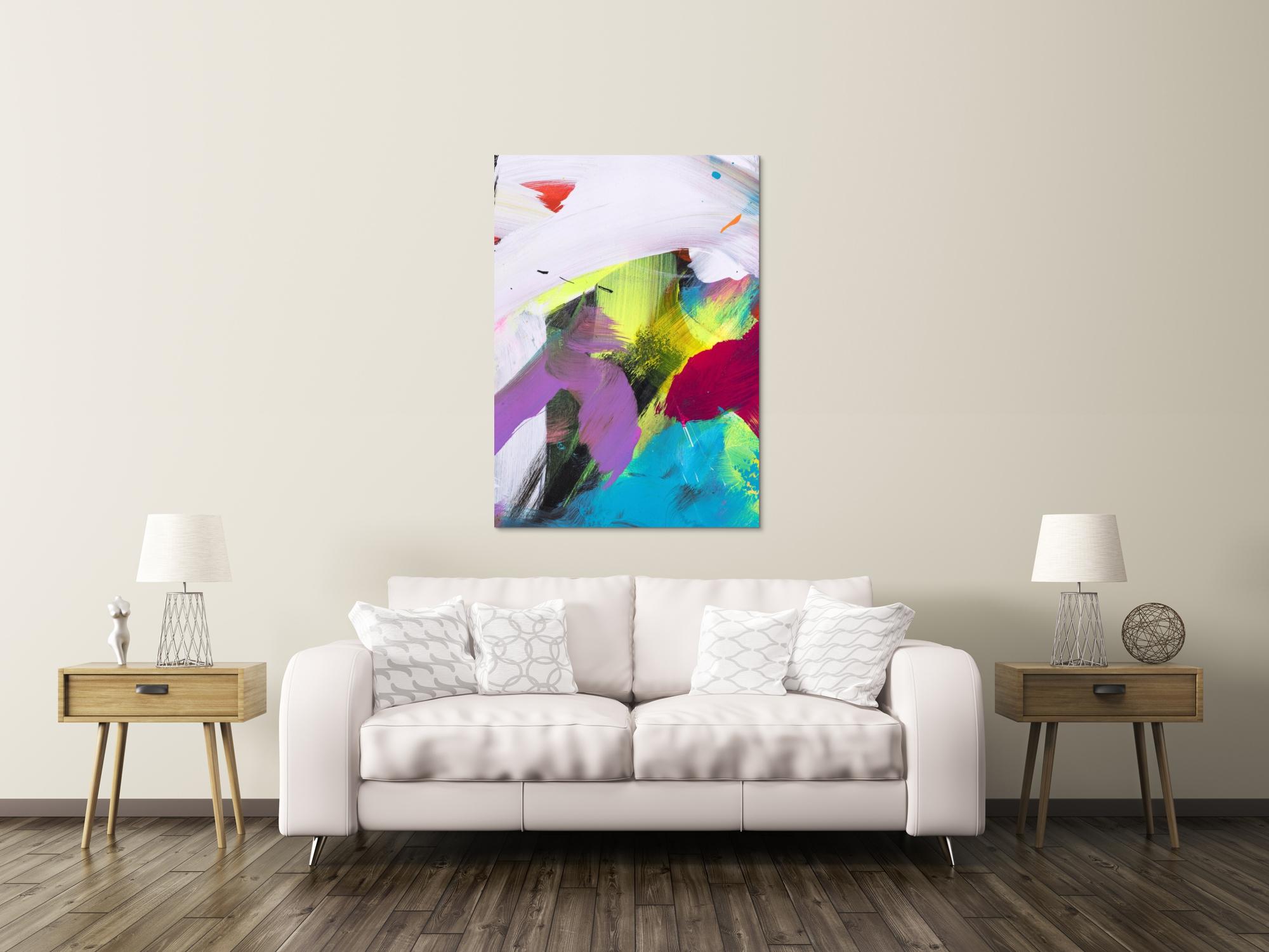 Abstraktes Bild auf Leinwand