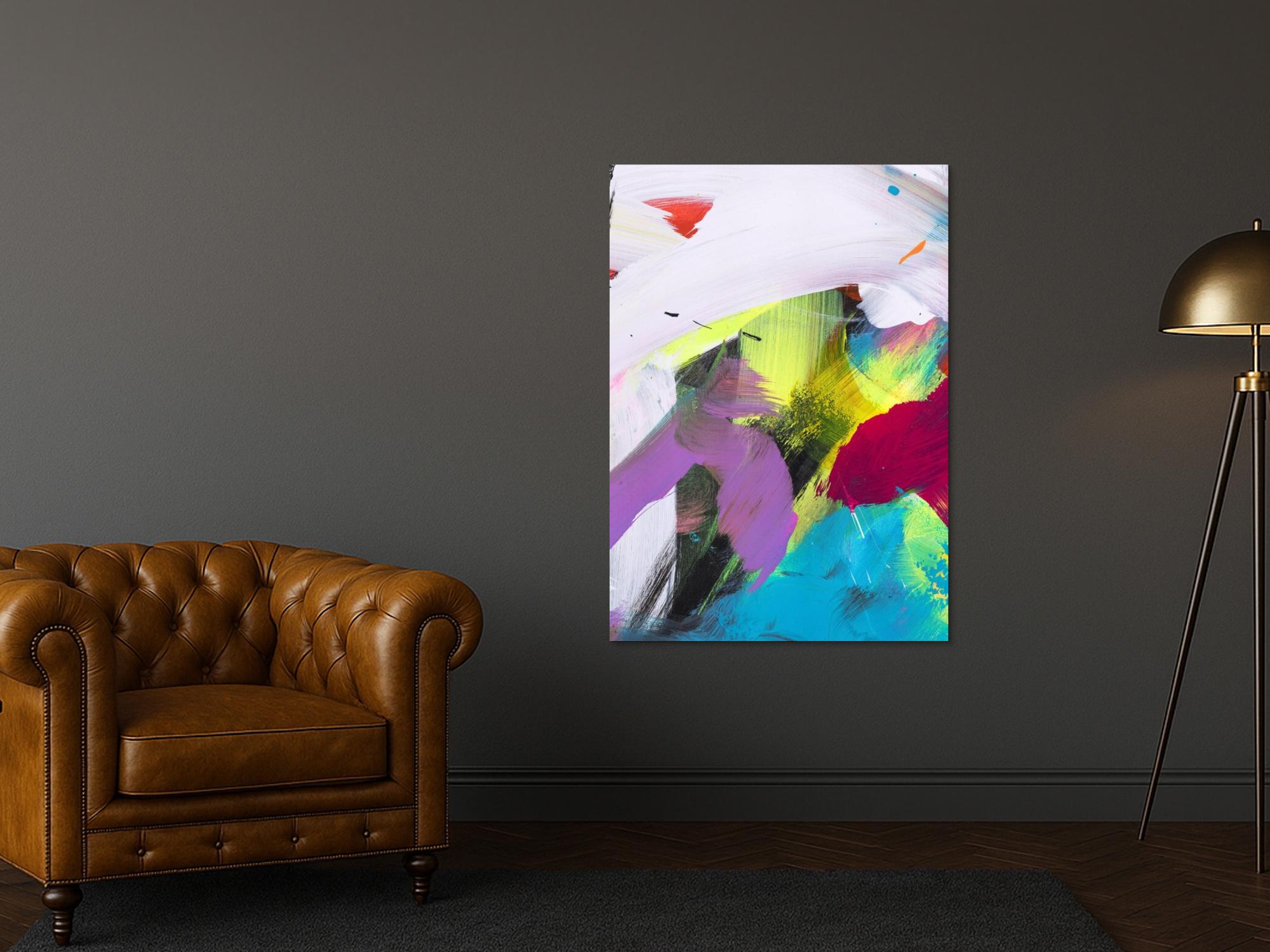 Abstraktes Bild auf Leinwand