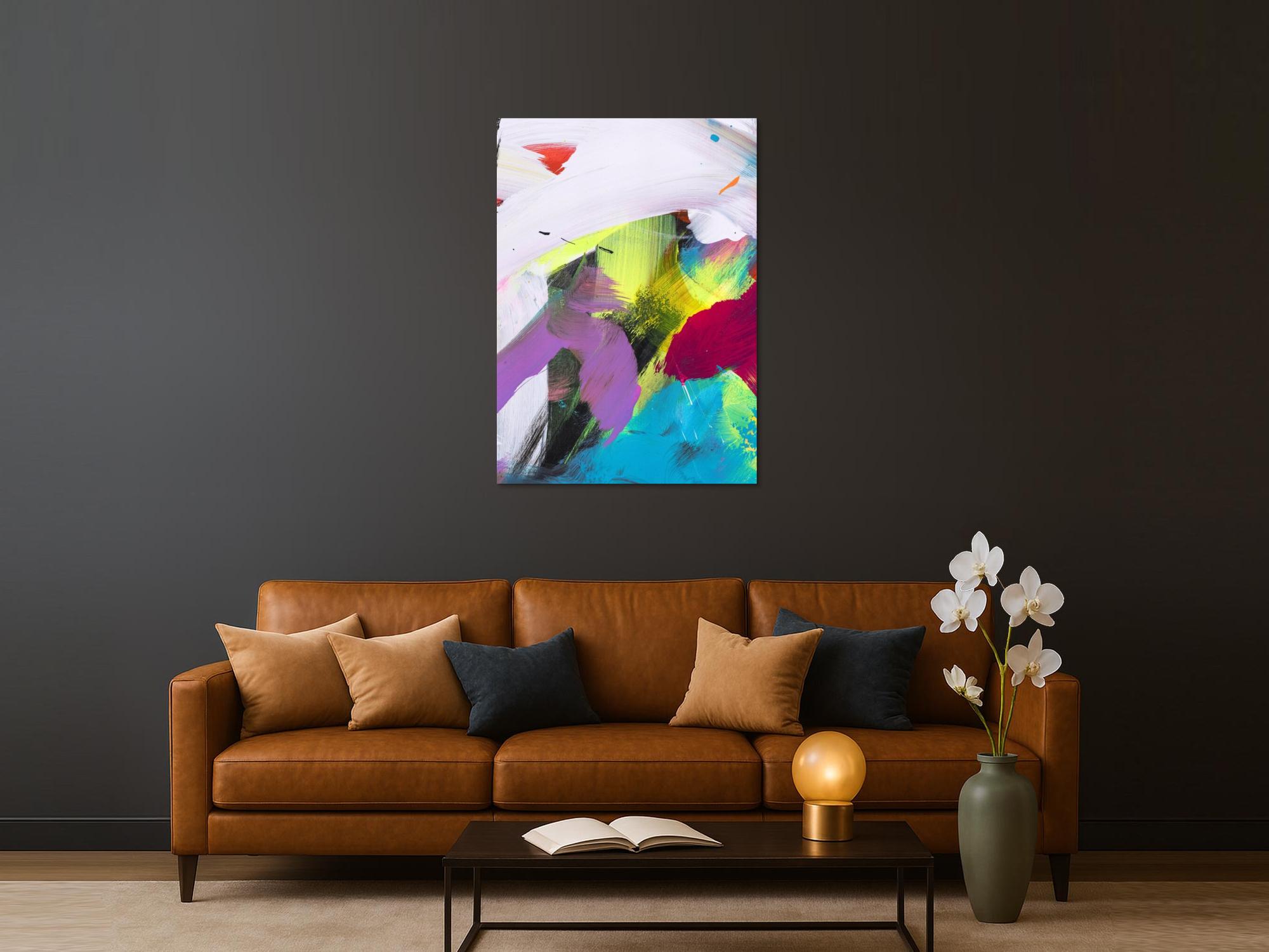 Abstraktes Bild auf Leinwand