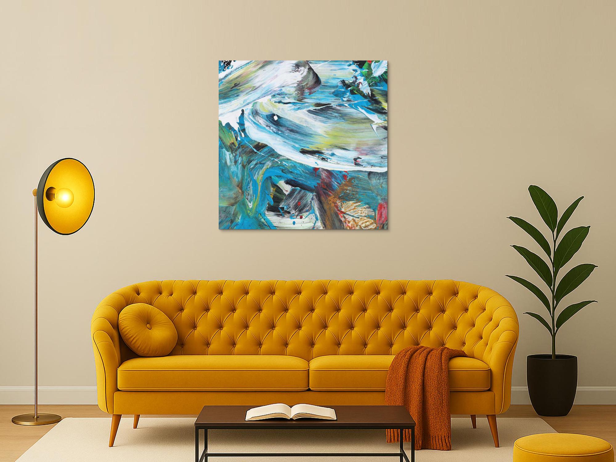 Abstraktes Bild auf Leinwand