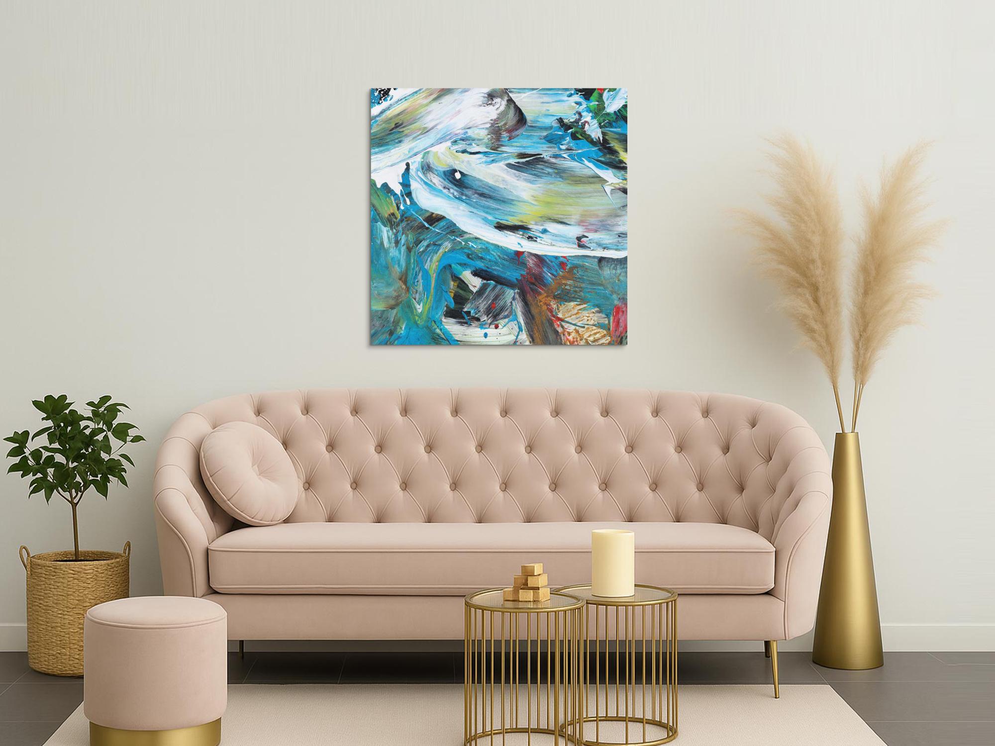 Abstraktes Bild auf Leinwand