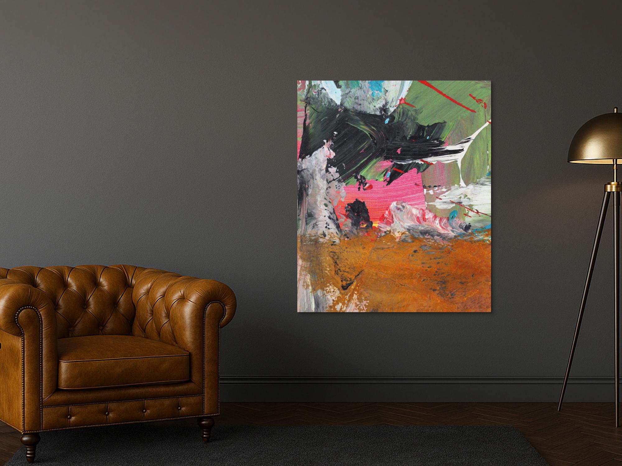 Abstraktes Bild auf Leinwand