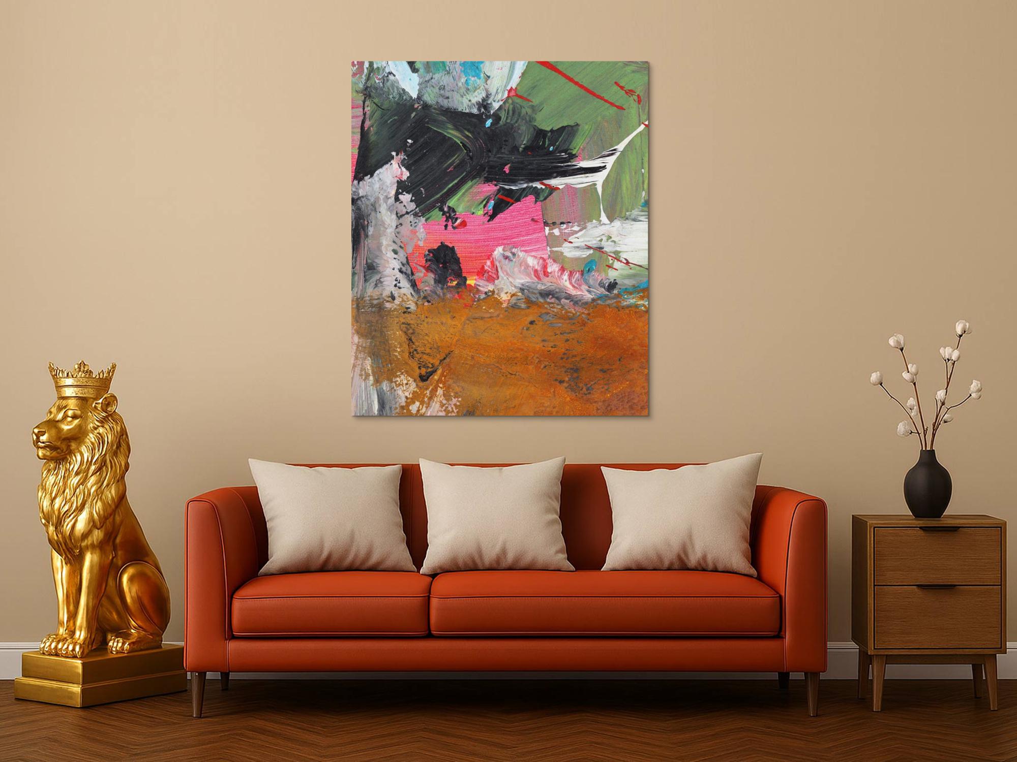 Abstraktes Bild auf Leinwand