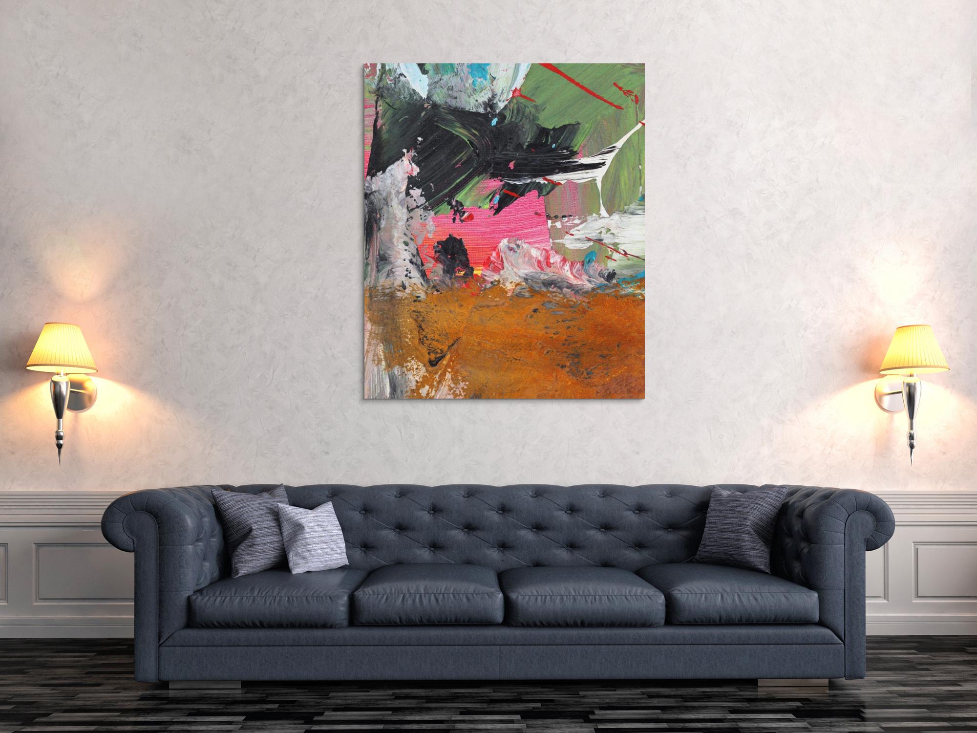 Abstraktes Bild auf Leinwand