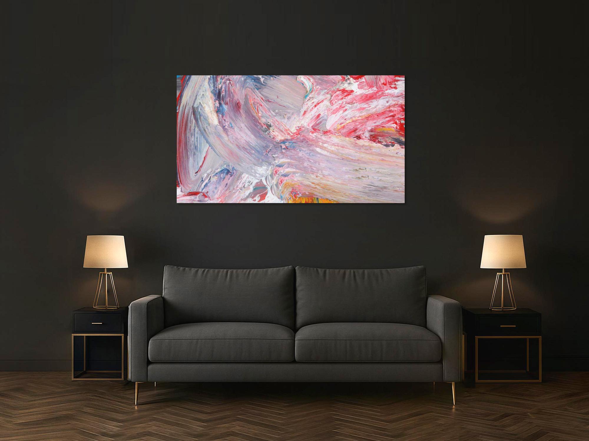 Abstraktes Bild auf Leinwand