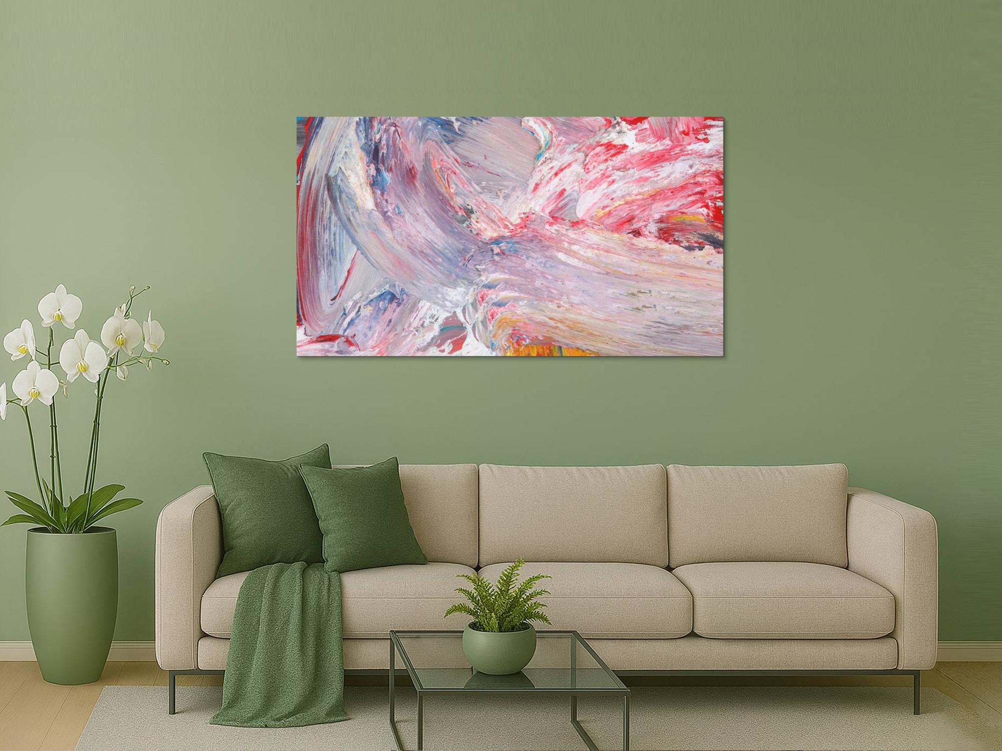 Abstraktes Bild auf Leinwand