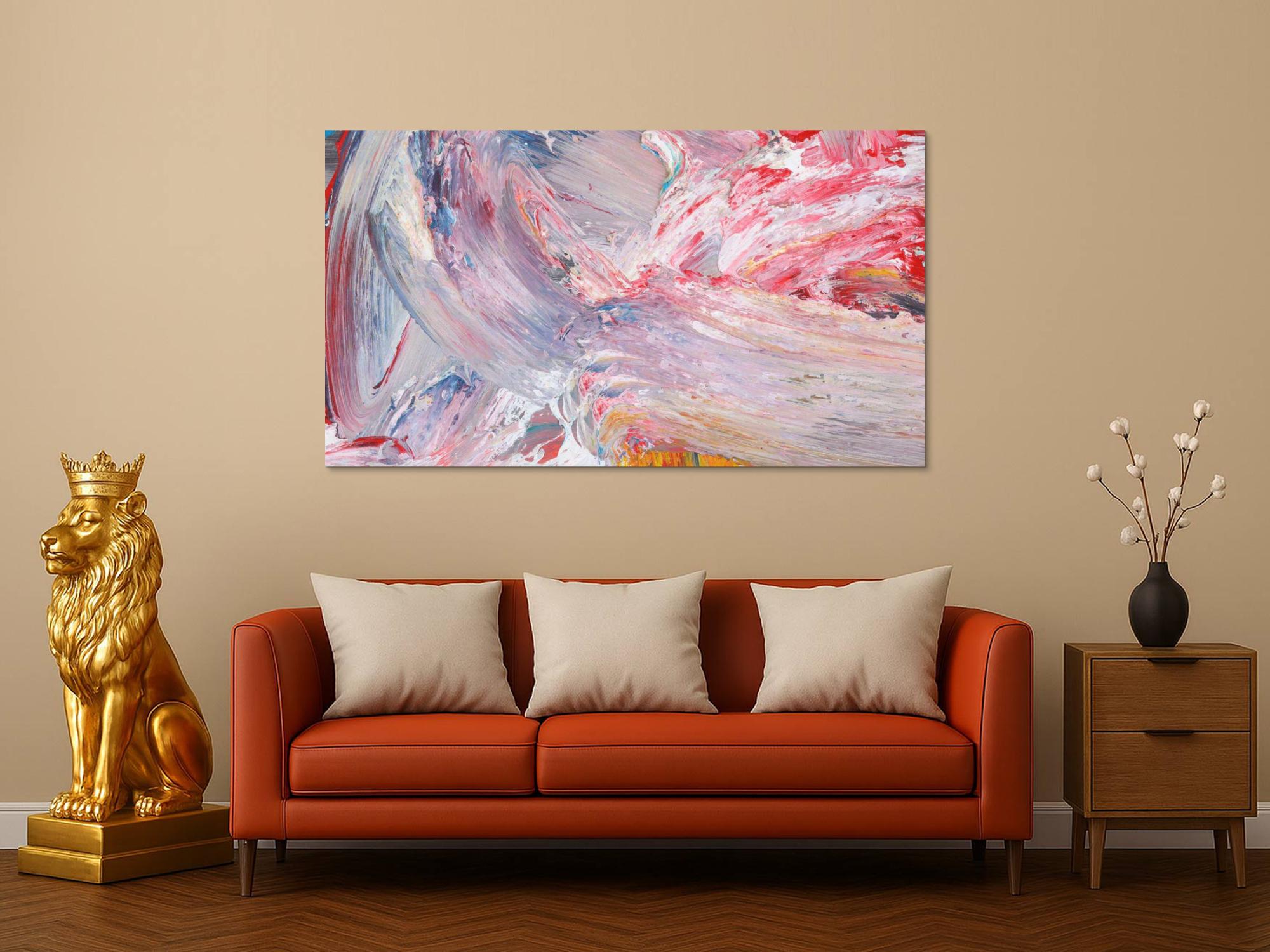 Abstraktes Bild auf Leinwand