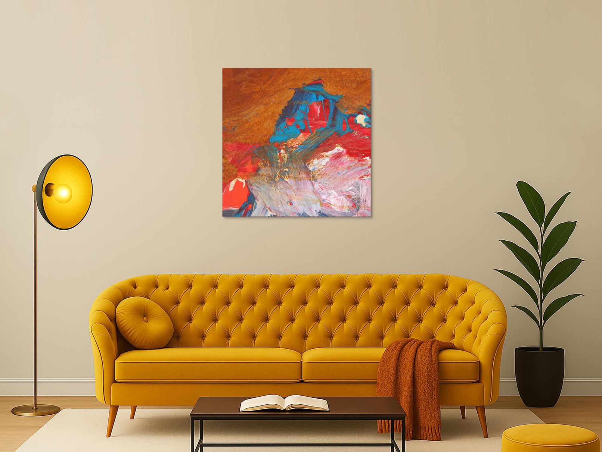 Abstraktes Bild auf Leinwand