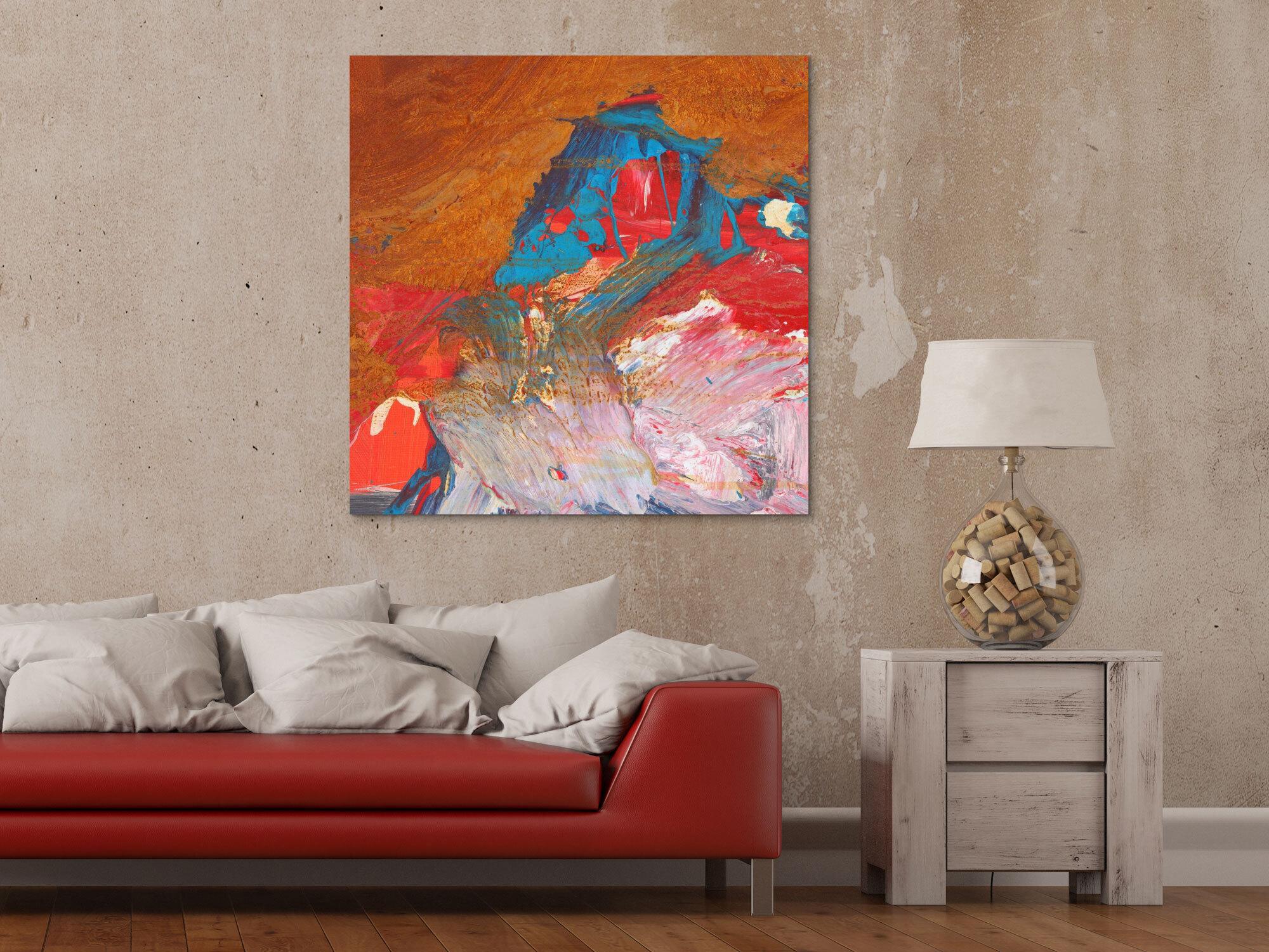 Abstraktes Bild auf Leinwand