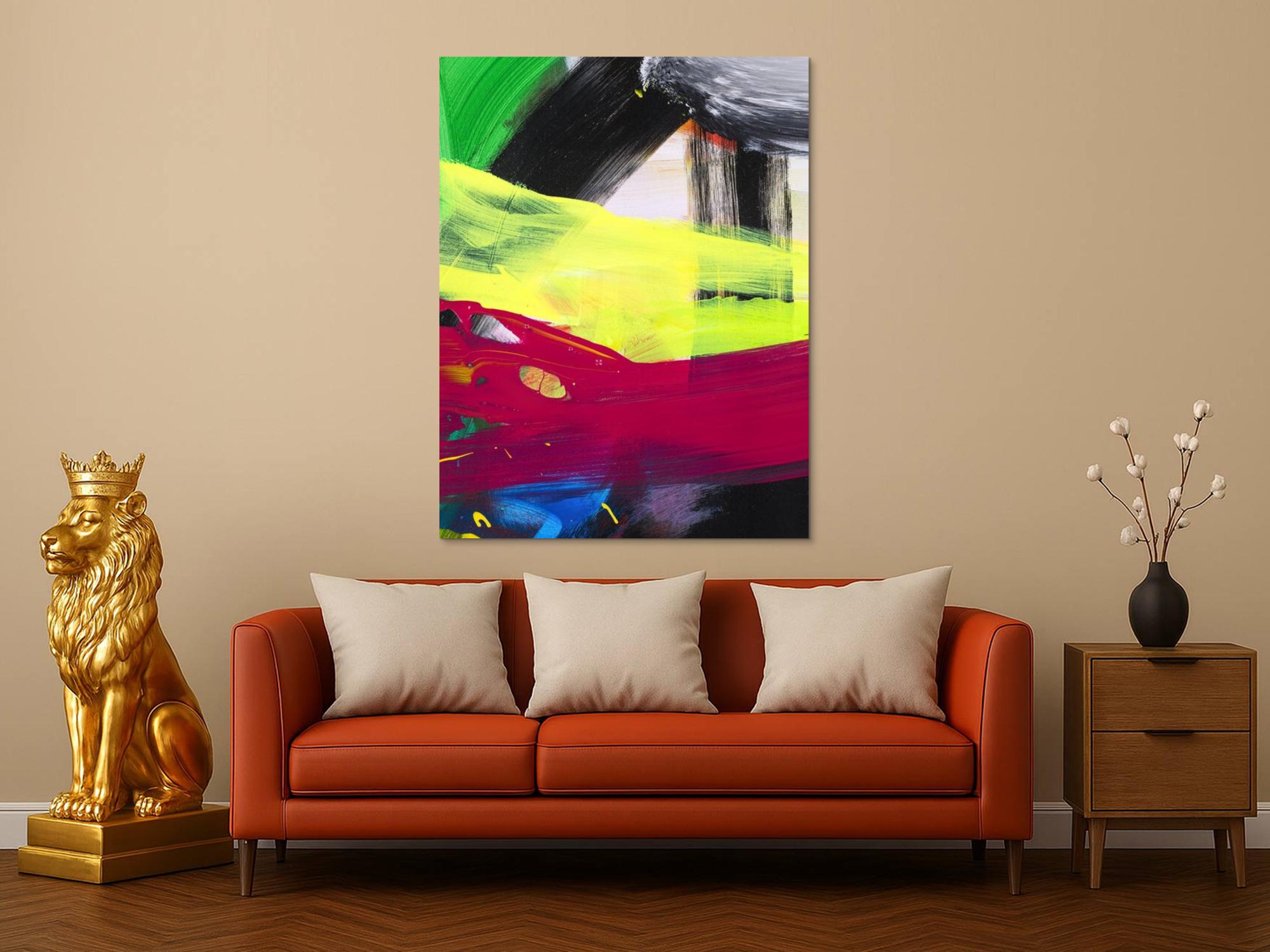 Abstraktes Bild auf Leinwand