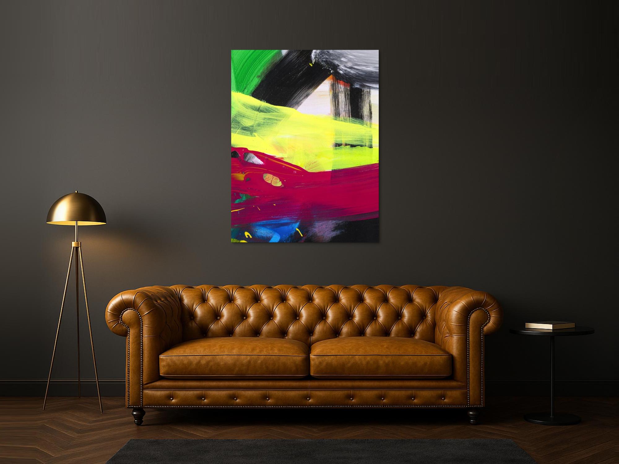 Abstraktes Bild auf Leinwand