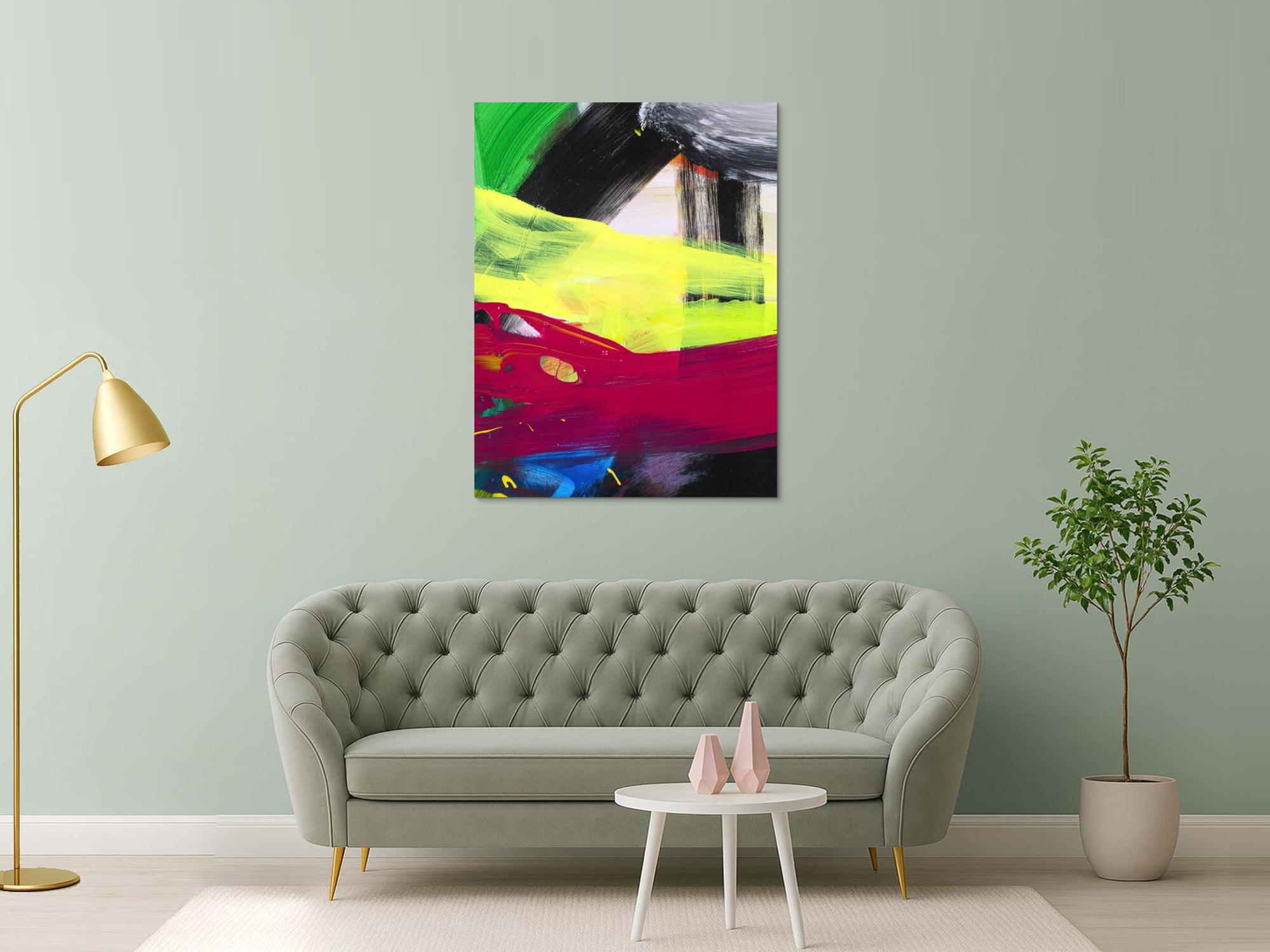 Abstraktes Bild auf Leinwand