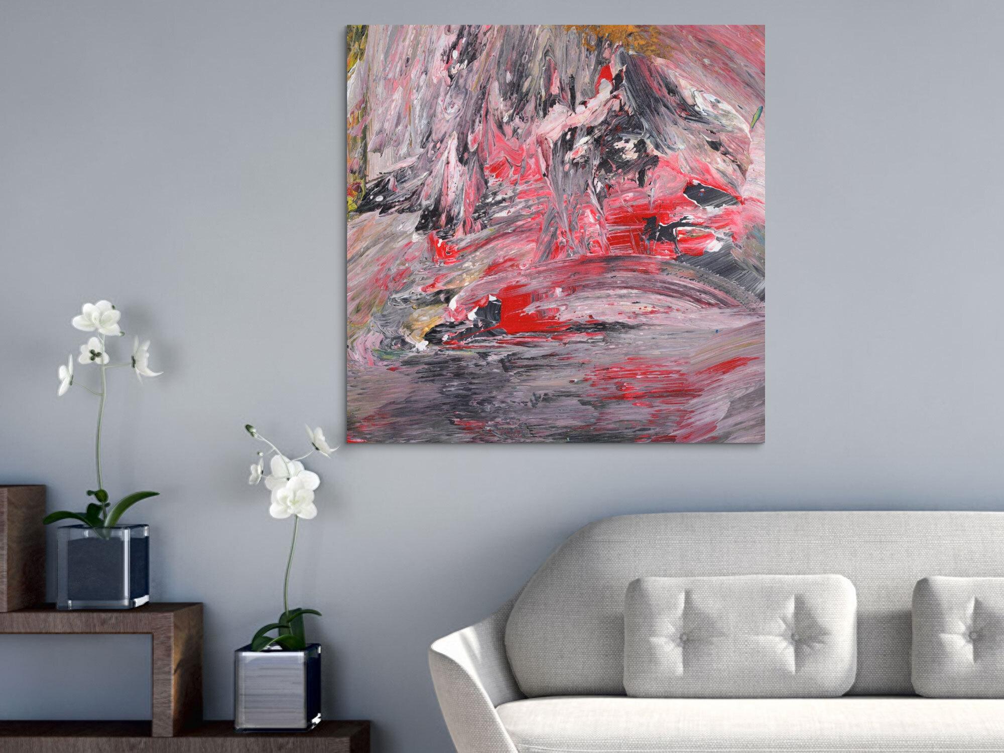 Abstraktes Bild auf Leinwand