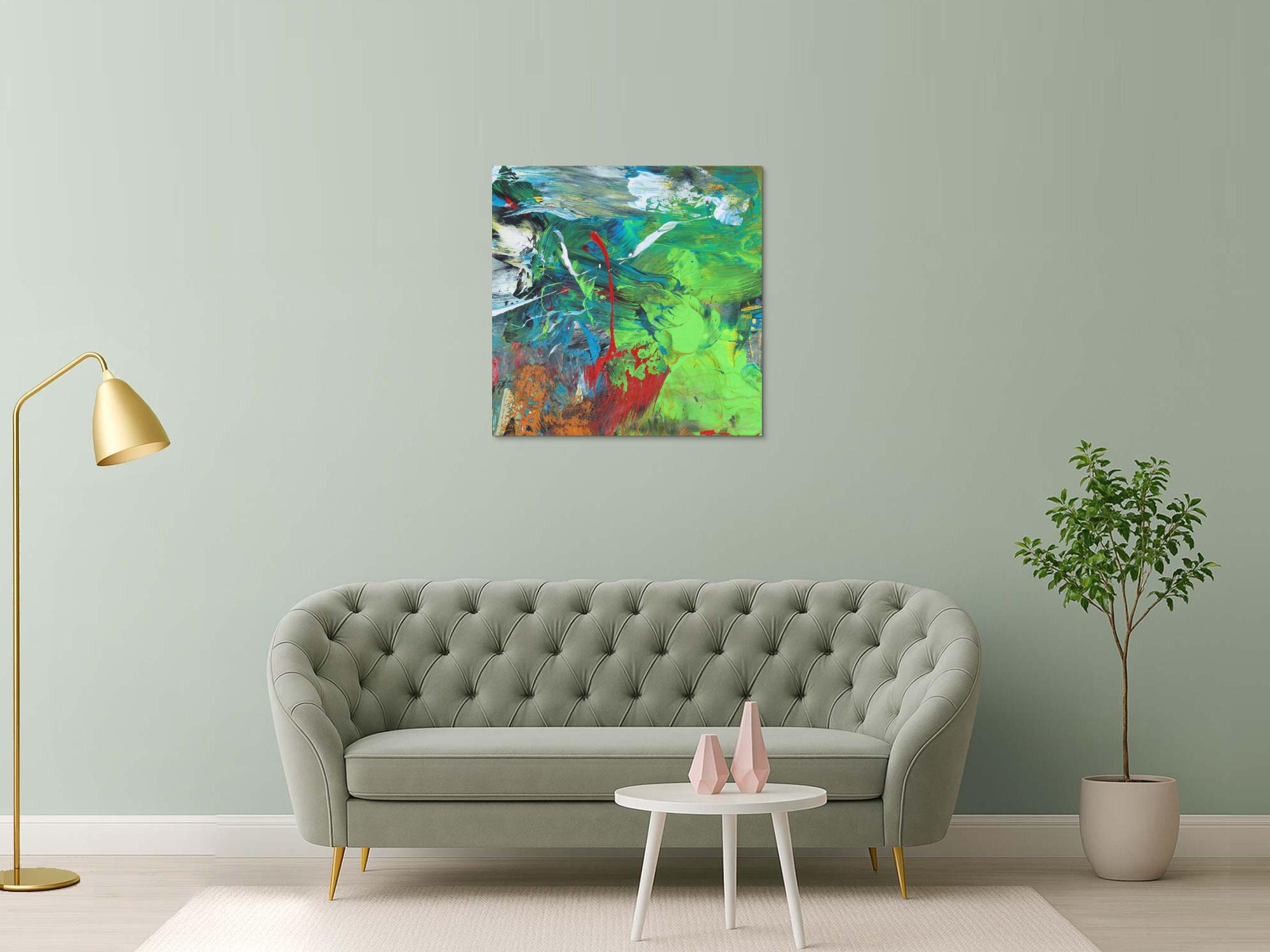 Abstraktes Bild auf Leinwand