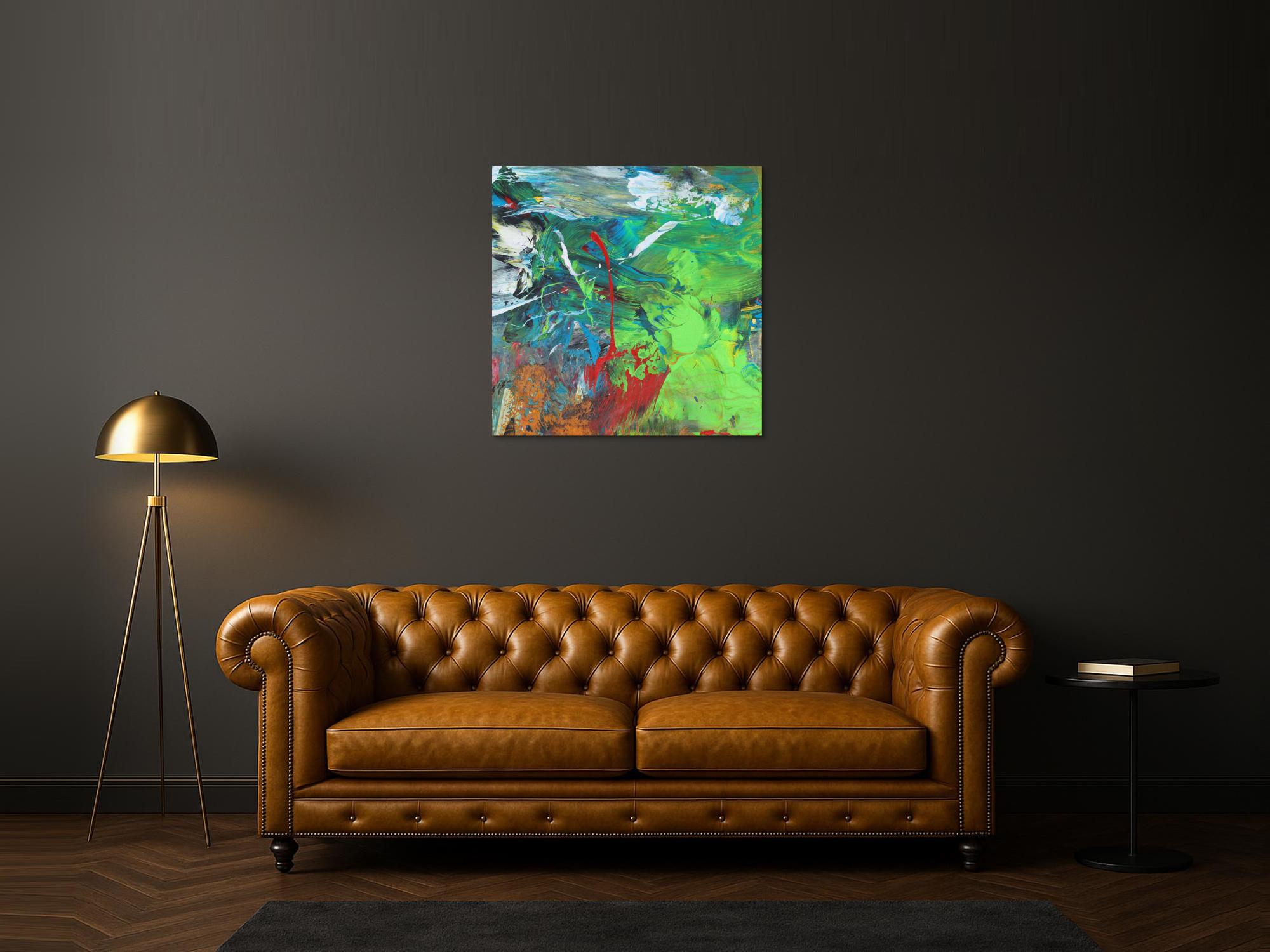 Abstraktes Bild auf Leinwand