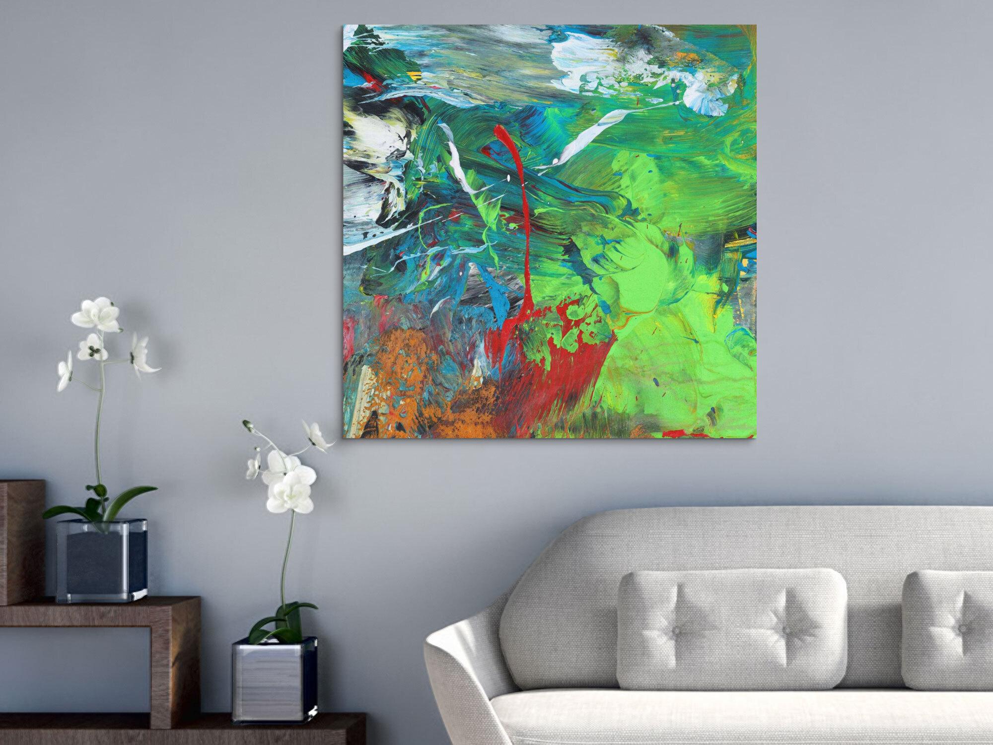 Abstraktes Bild auf Leinwand