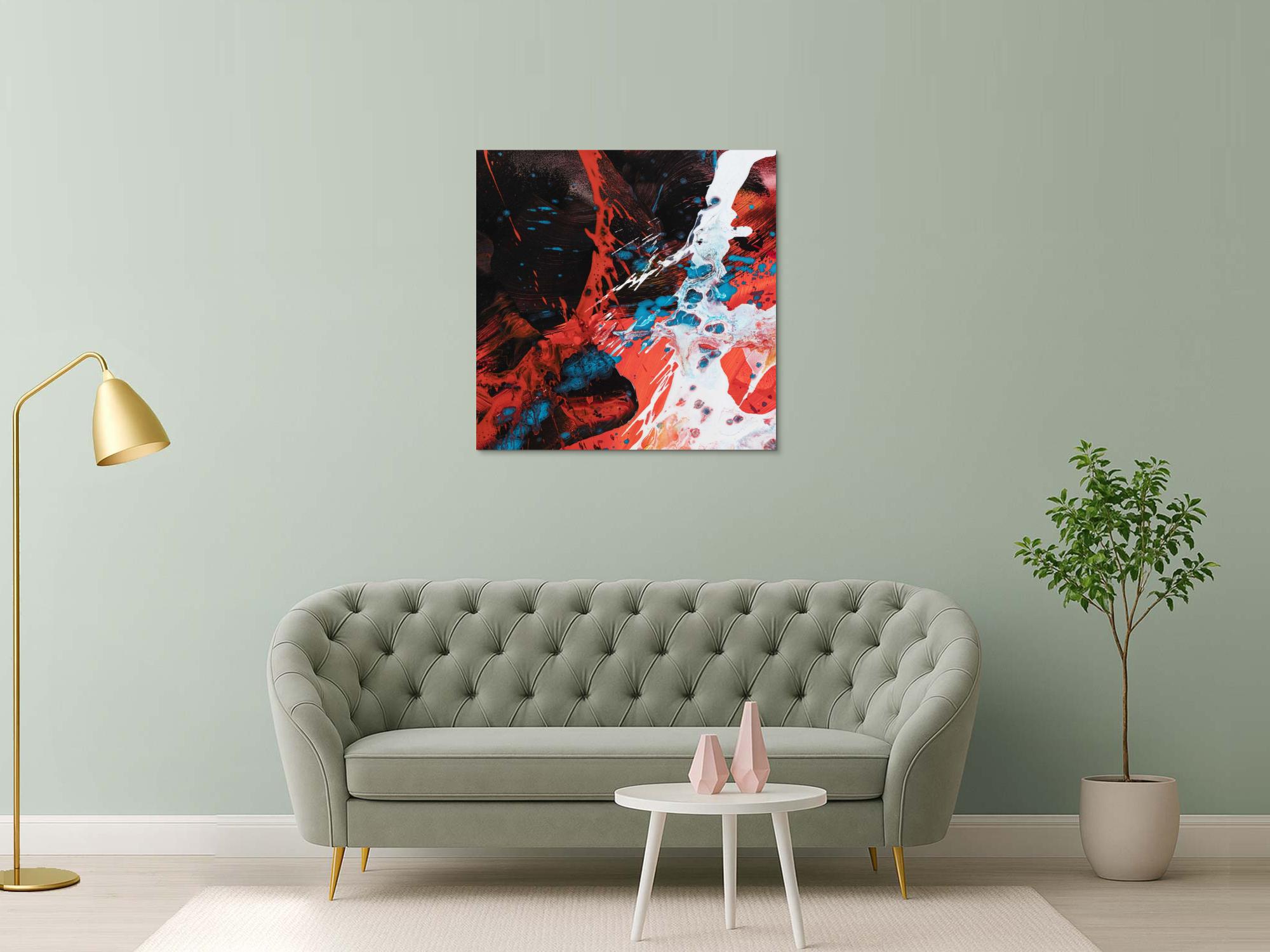 Abstraktes Bild auf Leinwand